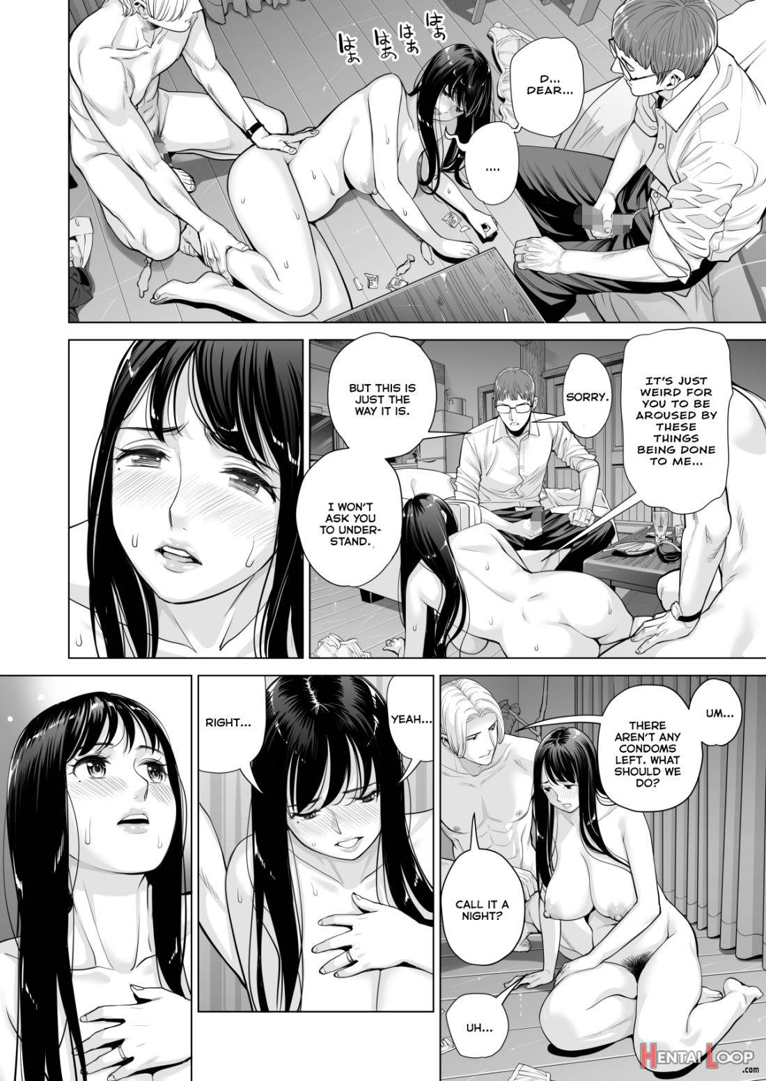 Tsukiyo no Midare Zake (Kouhen) Moonlit Intoxication ~ A Housewife Stolen by a Coworker Besides her Blackout Drunk Husband ~ Chapter 2 page 50