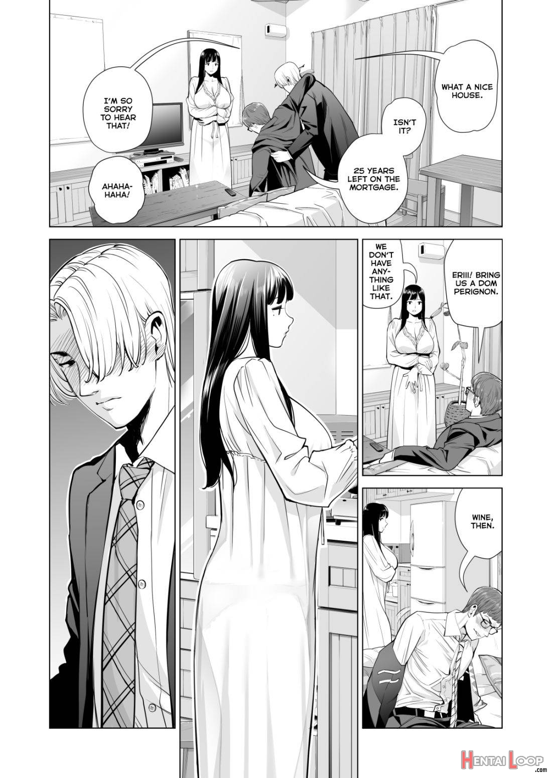 Tsukiyo no Midare Zake (Zenpen) Moonlit Intoxication ~ A Housewife Stolen by a Coworker Besides her Blackout Drunk Husband ~ Chapter 1 page 14