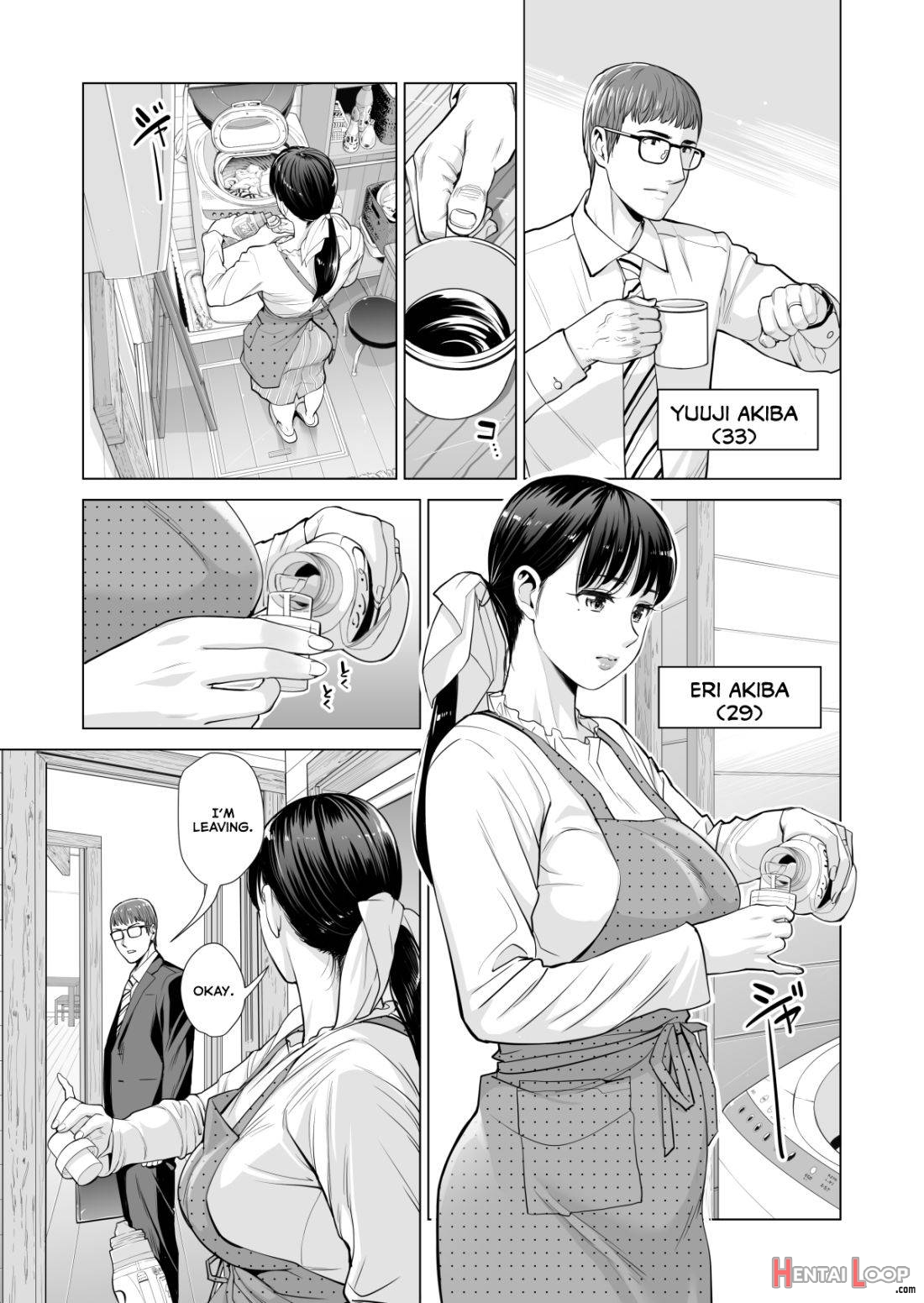 Tsukiyo no Midare Zake (Zenpen) Moonlit Intoxication ~ A Housewife Stolen by a Coworker Besides her Blackout Drunk Husband ~ Chapter 1 page 5