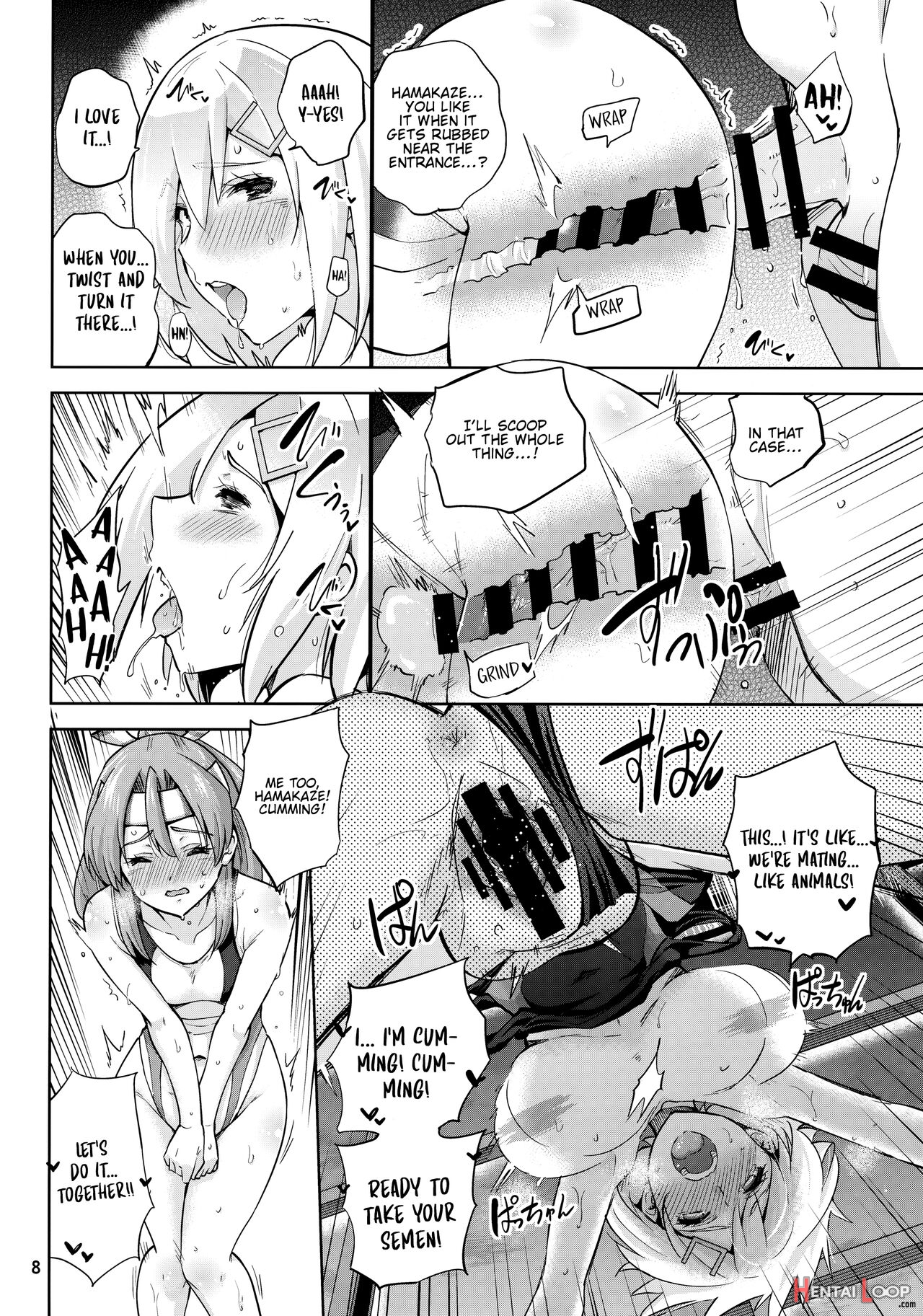 Zuihou And Hamakaze In Racing Swimsuits. page 10
