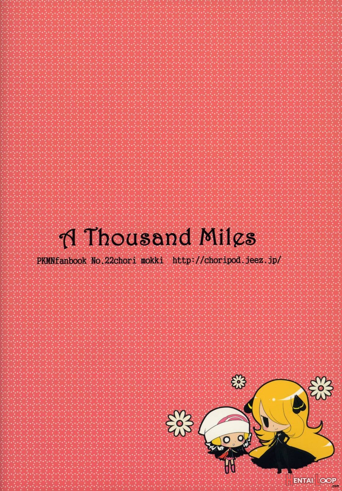 A Thousand Miles page 25