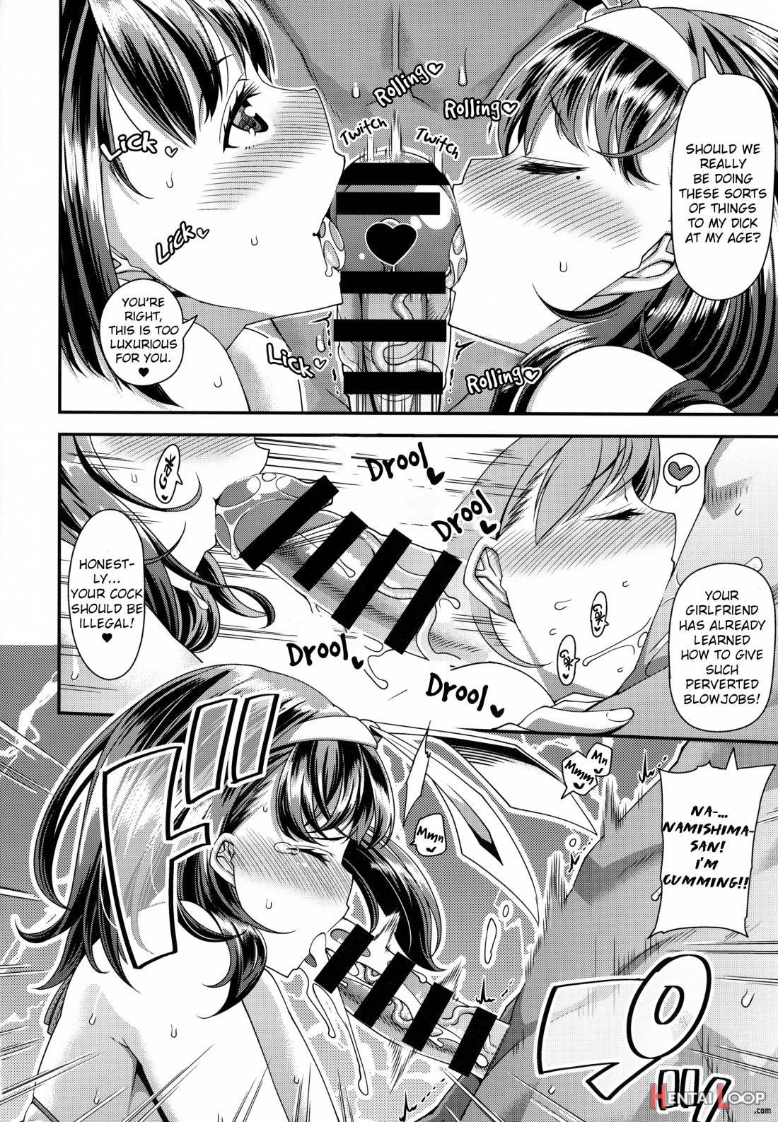 Ane to Kanojo to Hamedori 3P Shitemita page 9