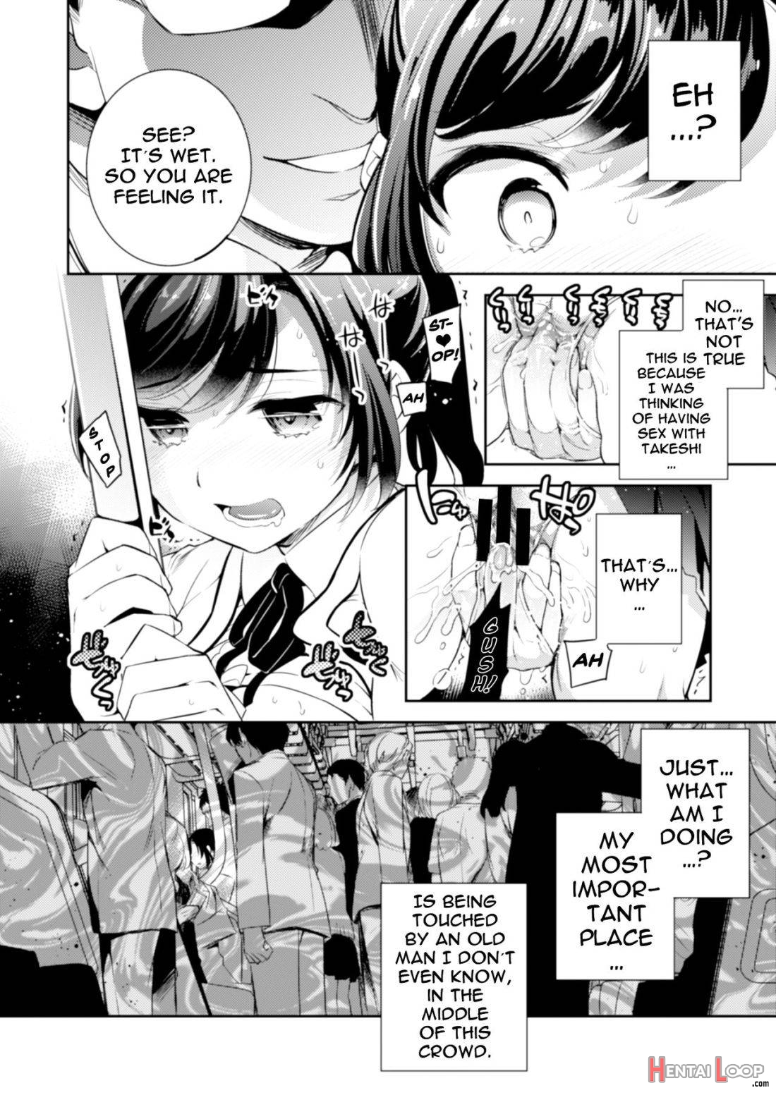 C9-41 Sayuri – Kareshi to Hatsu H Mokuzen ni Chikan ni NTR-reta Shoujo page 9