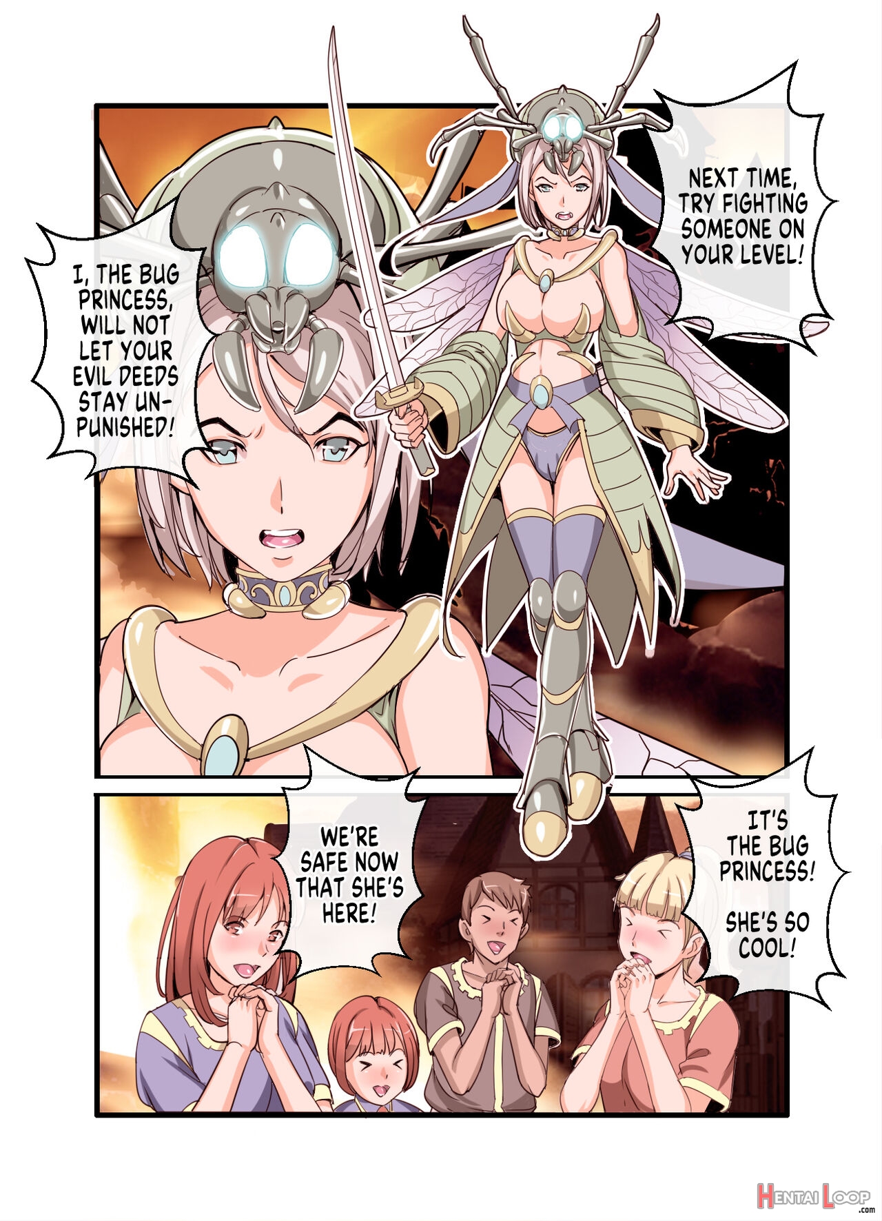 Comic The Akuochi! Mushihime-sama Ga Iku! Here Comes The Bug Princess! page 10