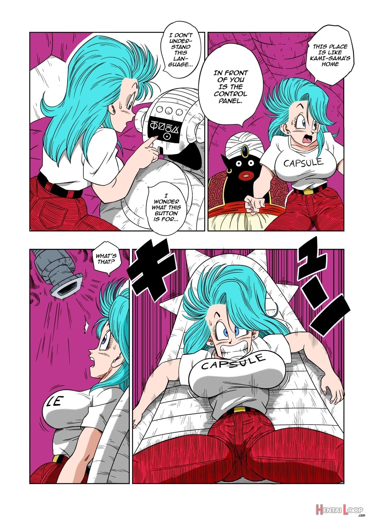 Dagon Ball - Bulma Meets Mr. Popo - Sex Inside The Mysterious Spaceship page 5