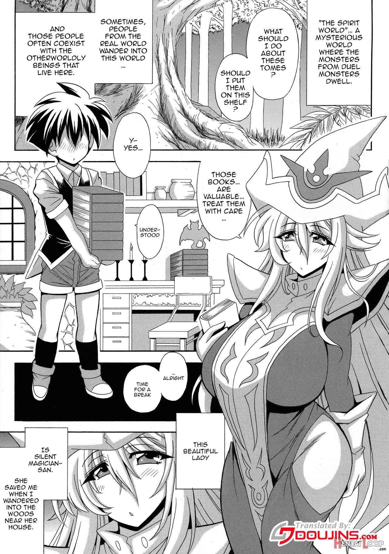 Dark Magician Girl And The Big Breasted Silent Magician page 3