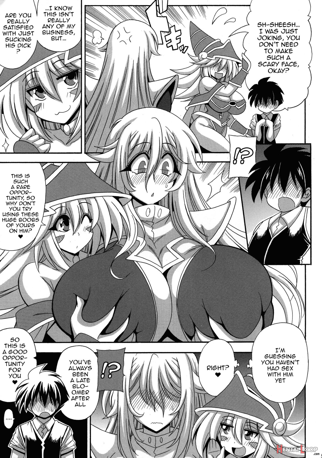 Dark Magician Girl And The Big Breasted Silent Magician page 7