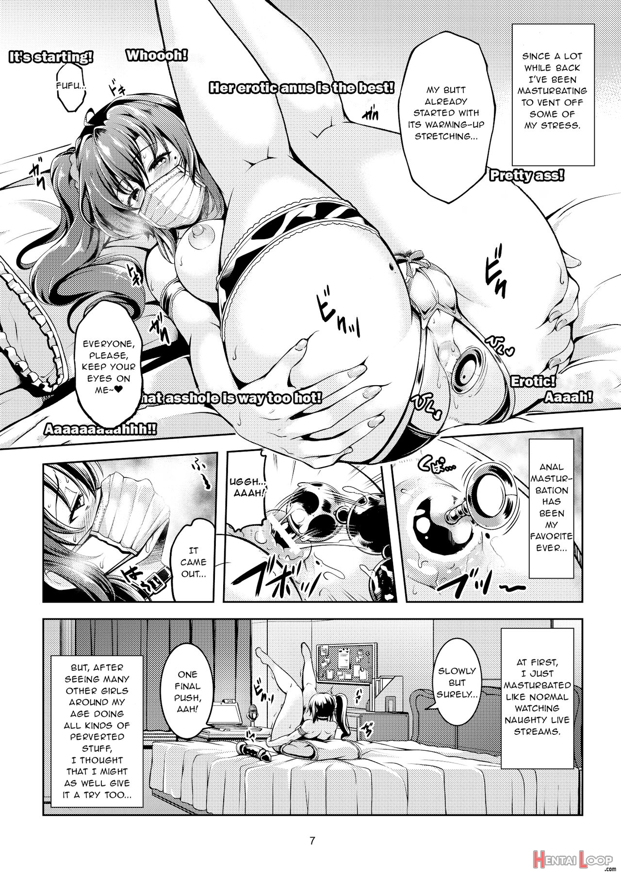 Darkside Streamer Take 1 Blackmail! The Fall Of The Anal Maniac Student Council President -yukino Kanami- page 11