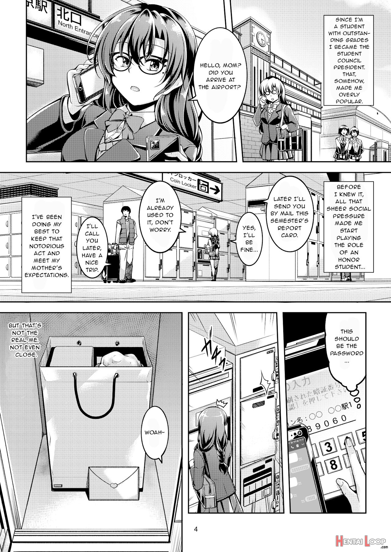 Darkside Streamer Take 1 Blackmail! The Fall Of The Anal Maniac Student Council President -yukino Kanami- page 8