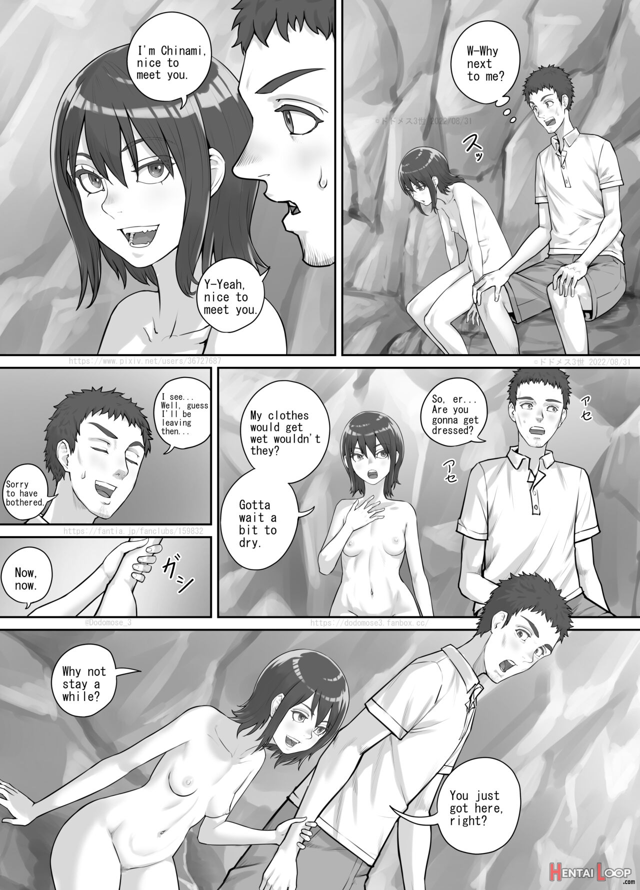 入江で出会った少女（english Version） page 5