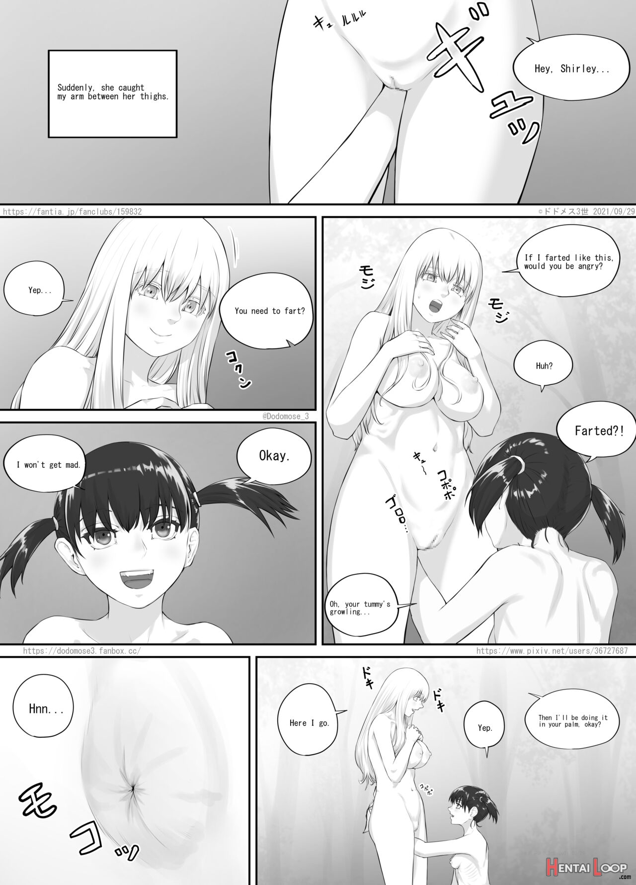 少女と露出女（english Version） page 14