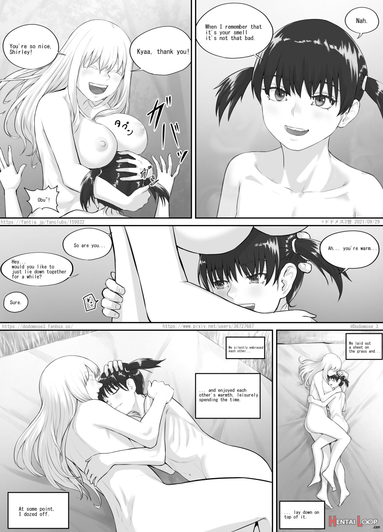 少女と露出女（english Version） page 16