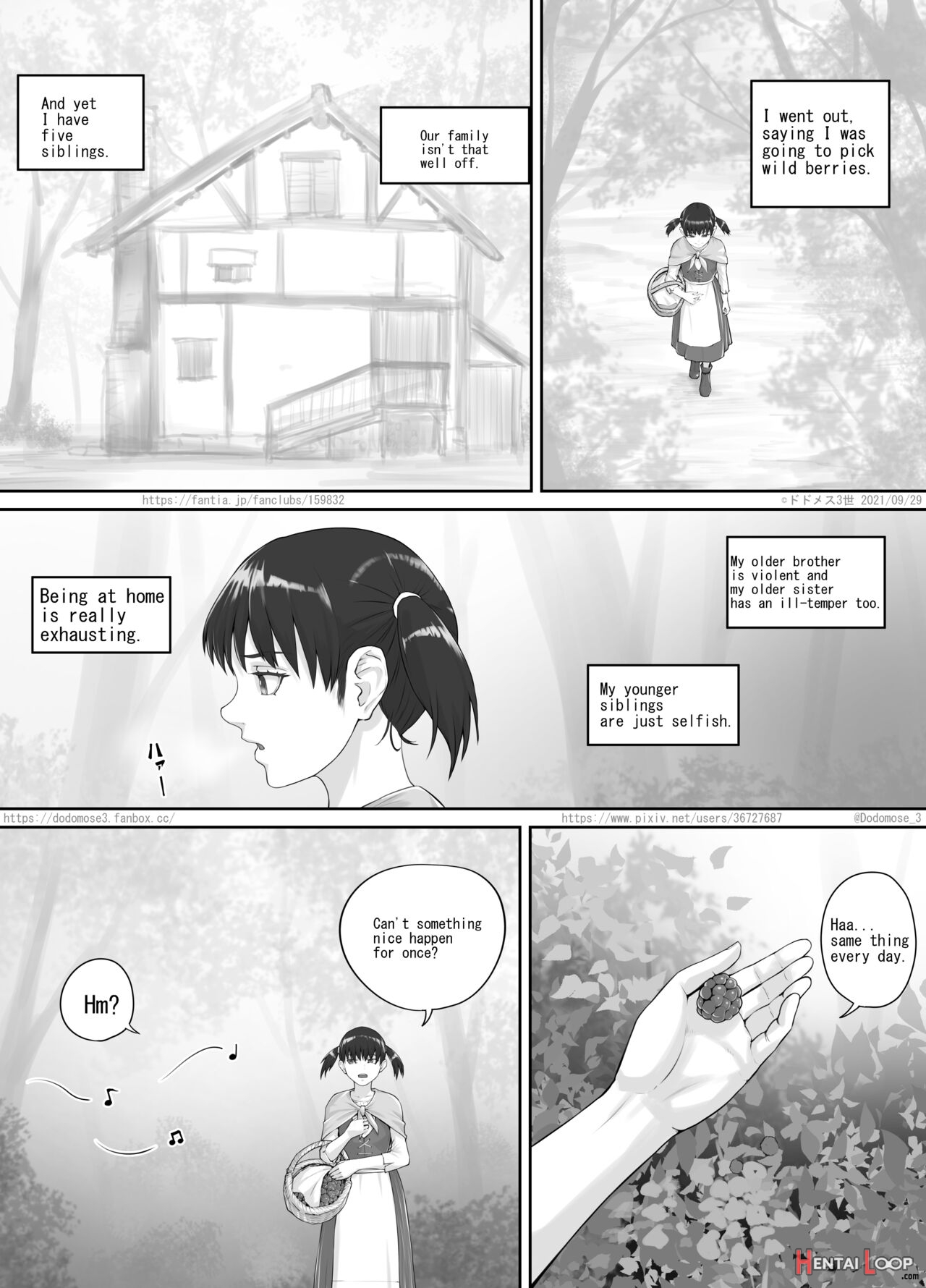 少女と露出女（english Version） page 2