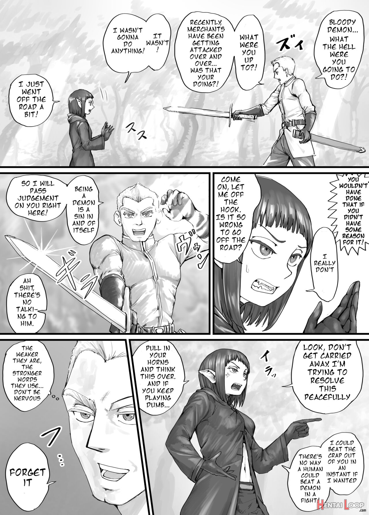 魔族ちゃん漫画1 （english Version） page 4