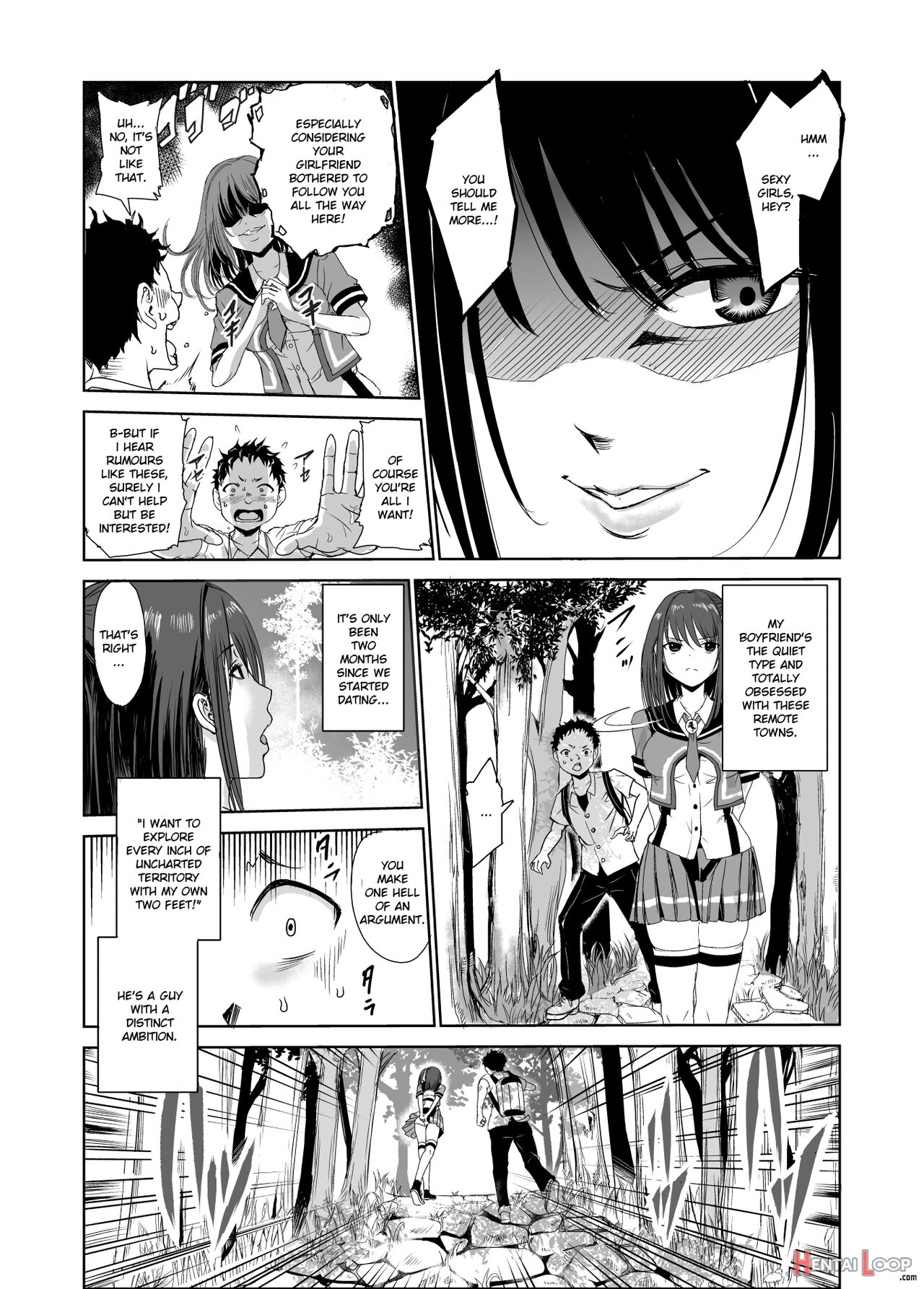 Engari Mura 1 -kareshi Wo Mamoru Tame Hikyou No Mura De Kyousei Gohoushi & Ntr Sex- page 4