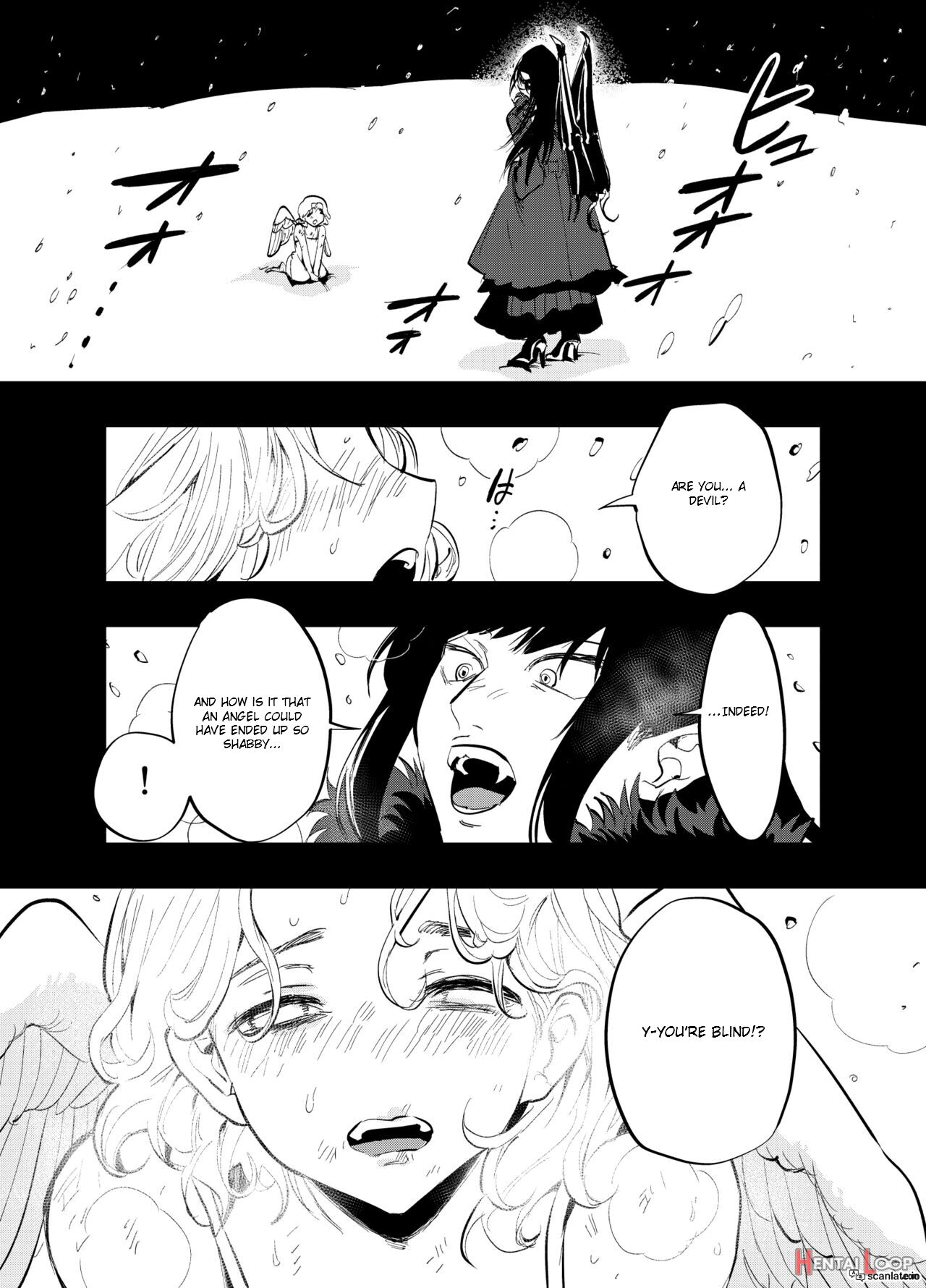 Futanari Devil And The Blind Angel page 2