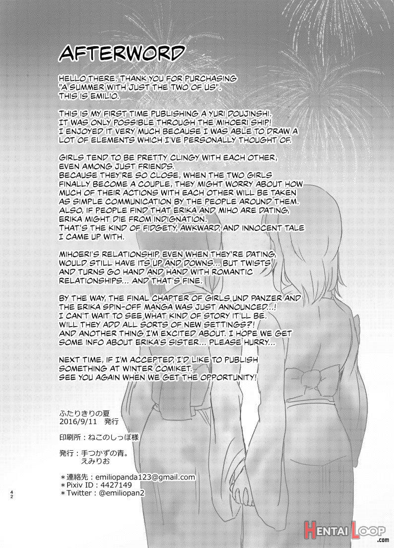 Futarikiri no Natsu page 40