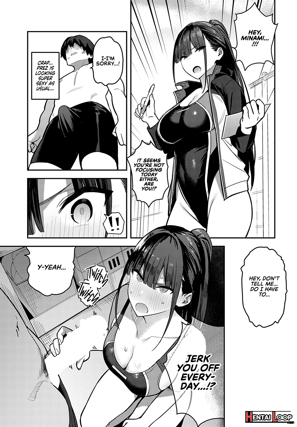 Getting Jerked Off By The Swimming Club Senpai page 11
