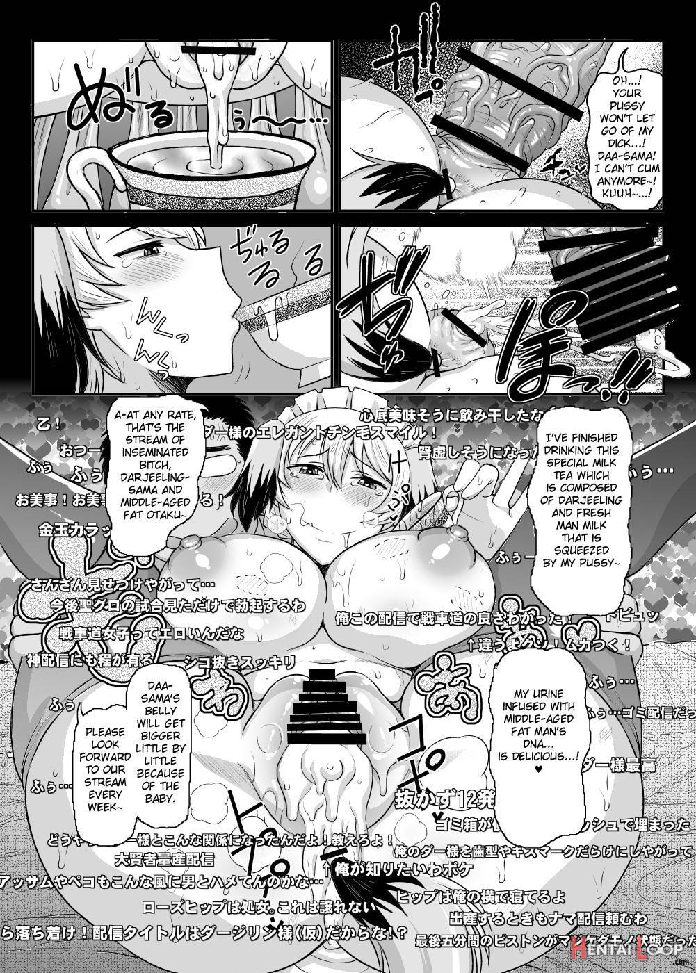 Girls & Semen ~Darjeeling-sama ga Shitagokoro Marudashi Oji-san to Enkoudou! Kouki na Karada o Musaborare Flag Ranshi ni Seishidan Sakuretsu Jusei Shirahata Agechau Hon~ page 20