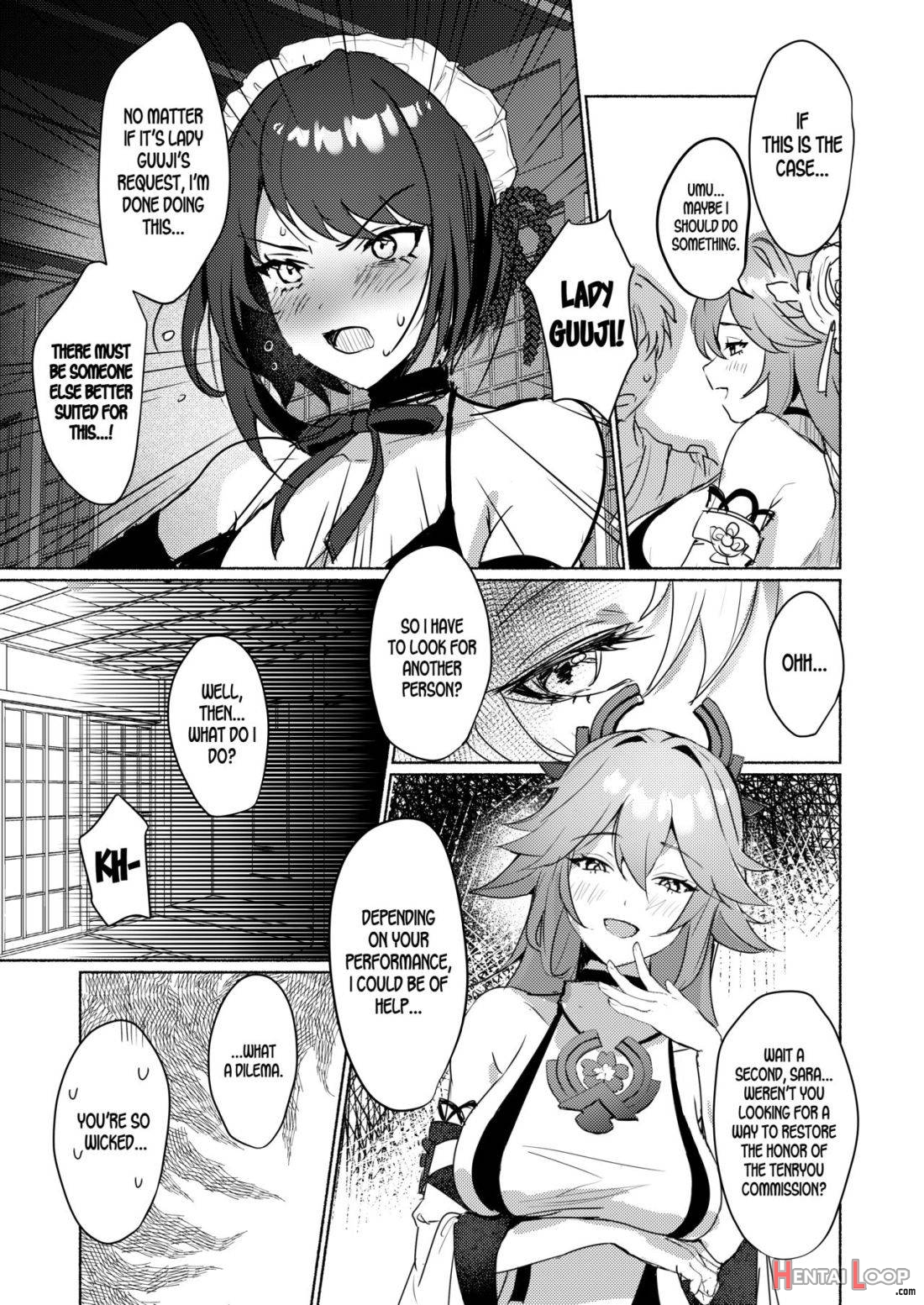 Inazuma Clumsy Maid Chaya ~ Cosplay Sex With The Unusually Horny Maids ~ page 15