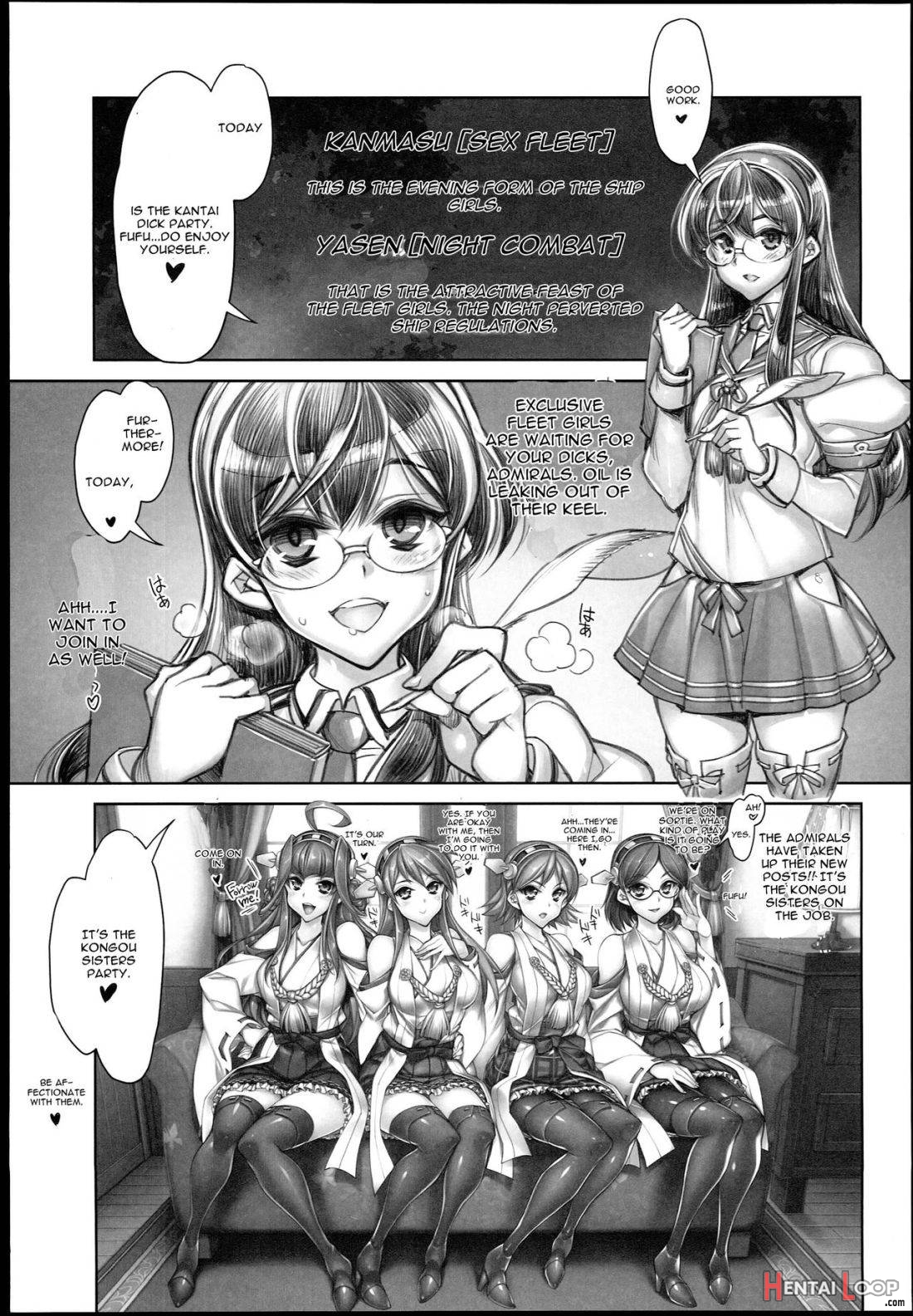 KanColle -SEX FLEET COLLECTION- Kongou Haruna Hiei Kirishima page 2