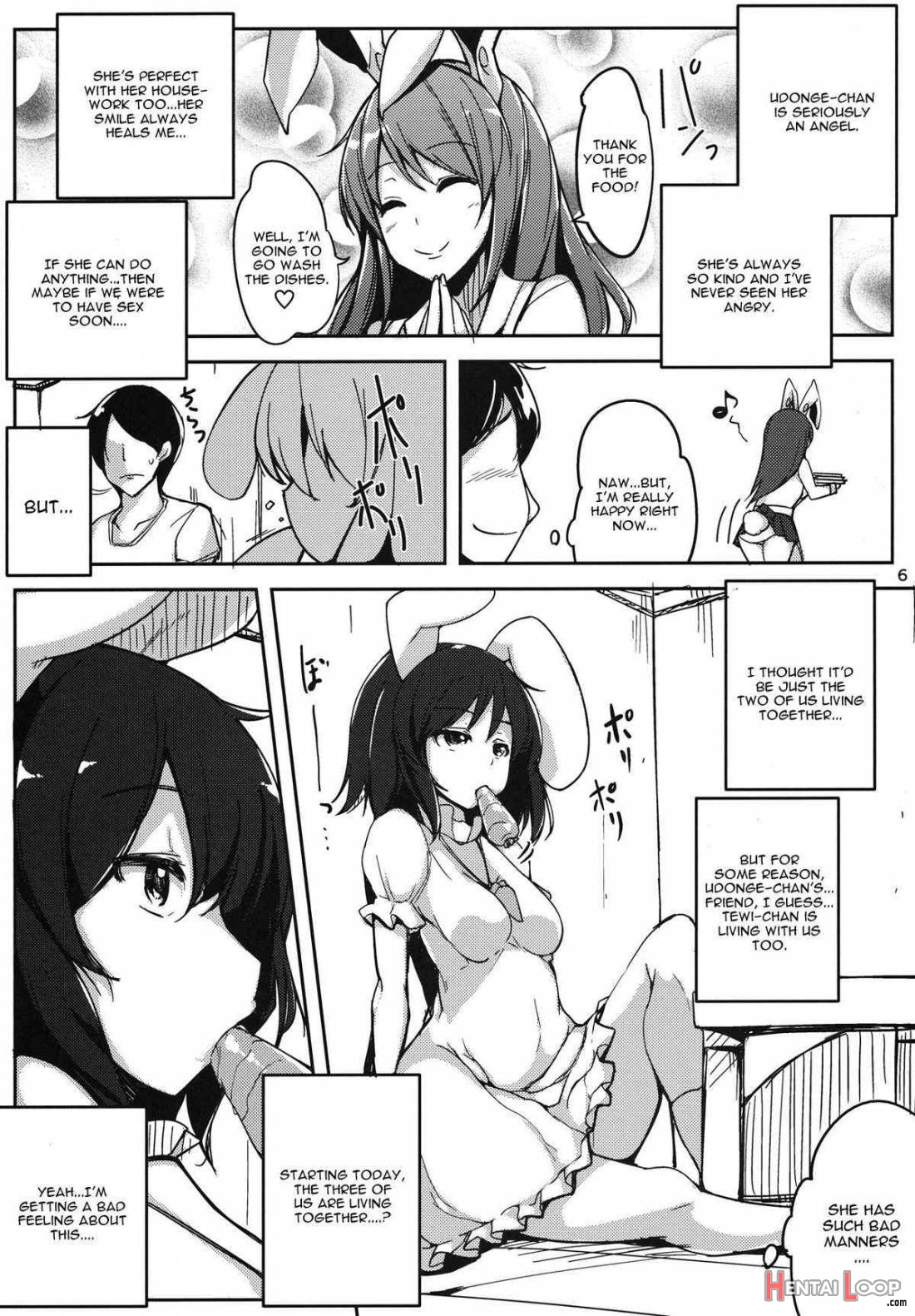 Kanojo ga Iru noni Uwaki Shite Tewi-chan to Sex Shita page 4