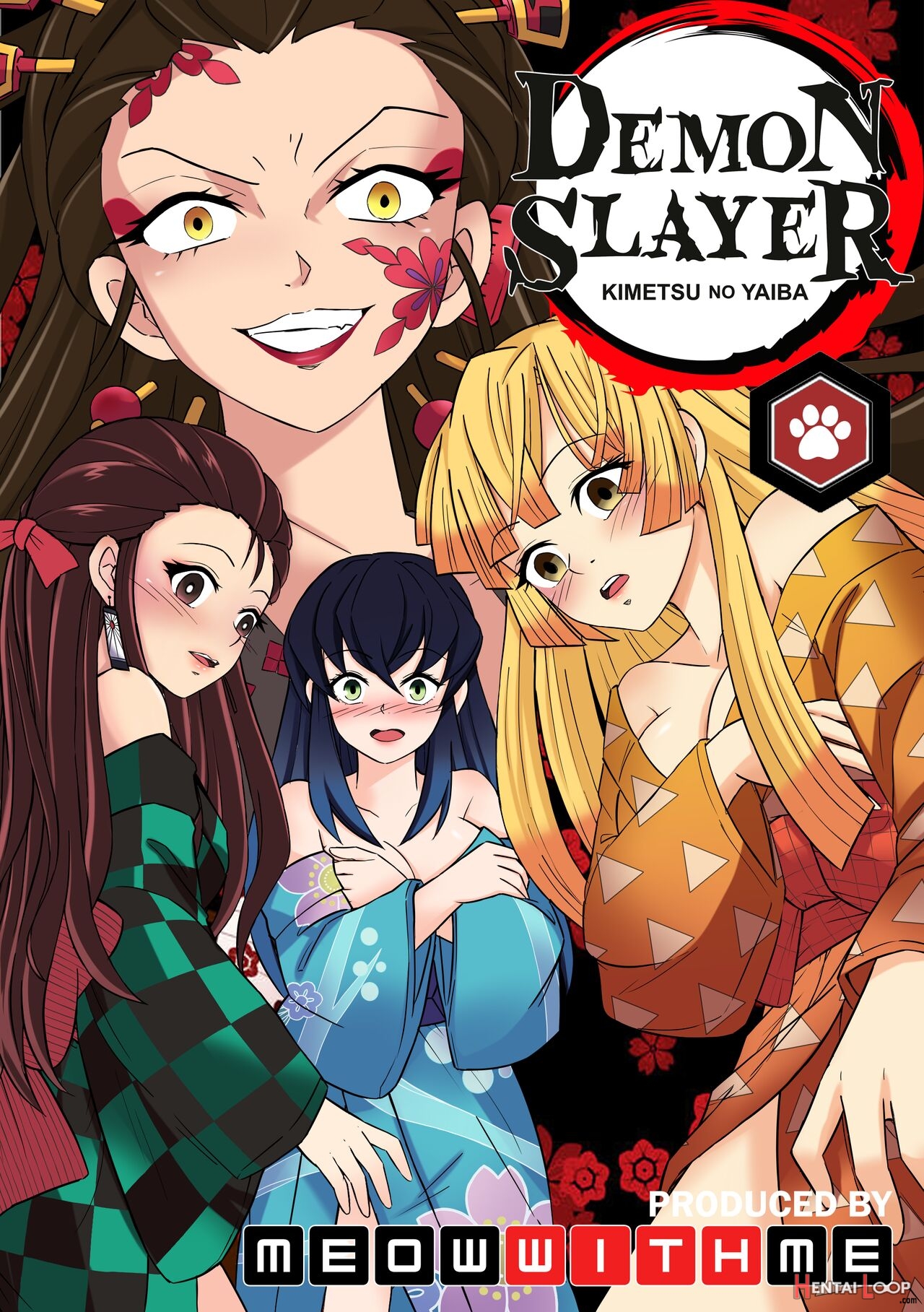 Kimetsu No Yaiba: Red Light District (by Meowwithme) - Hentai doujinshi for  free at HentaiLoop