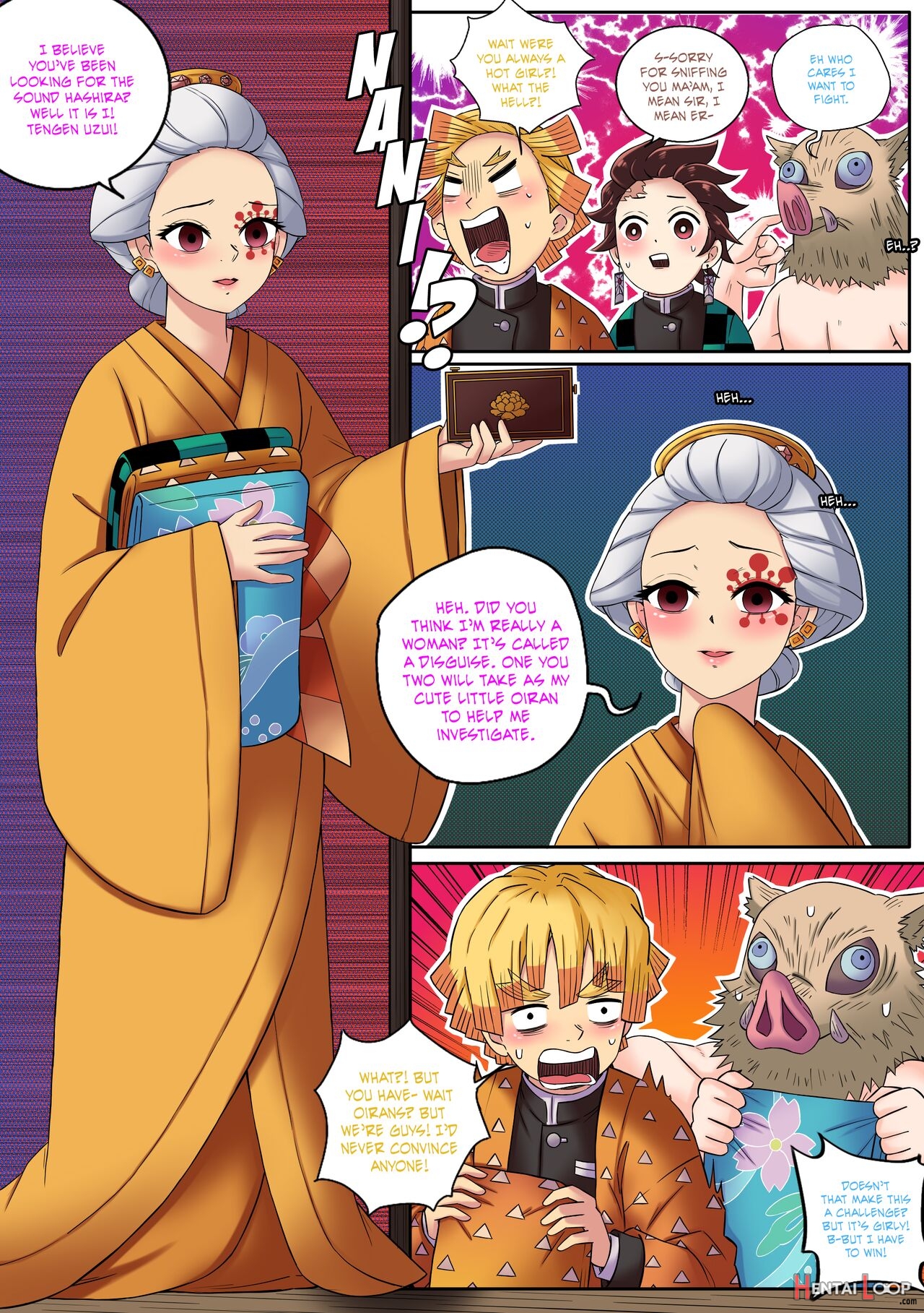 Kimetsu No Yaiba: Red Light District page 14