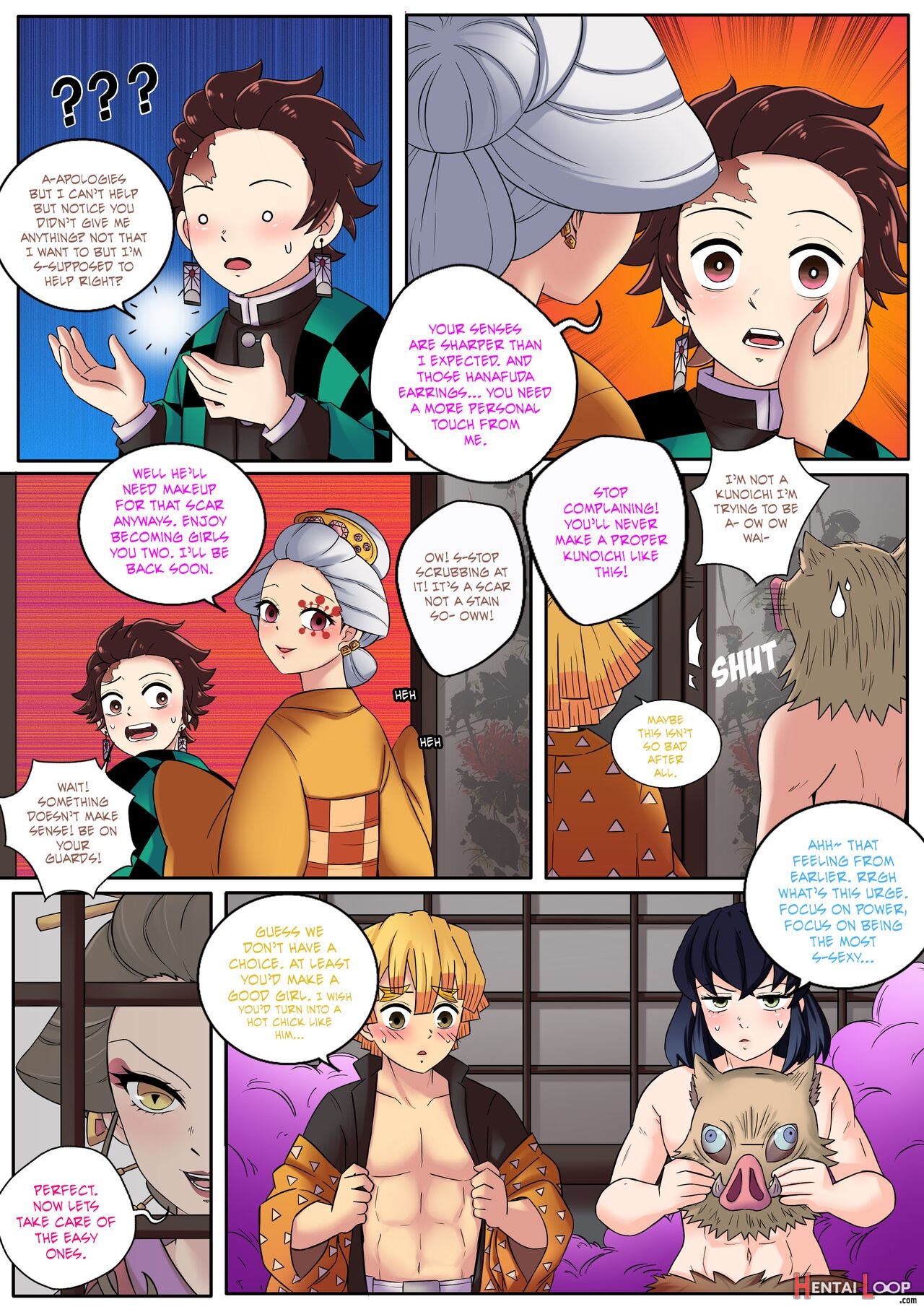 Kimetsu No Yaiba: Red Light District page 15