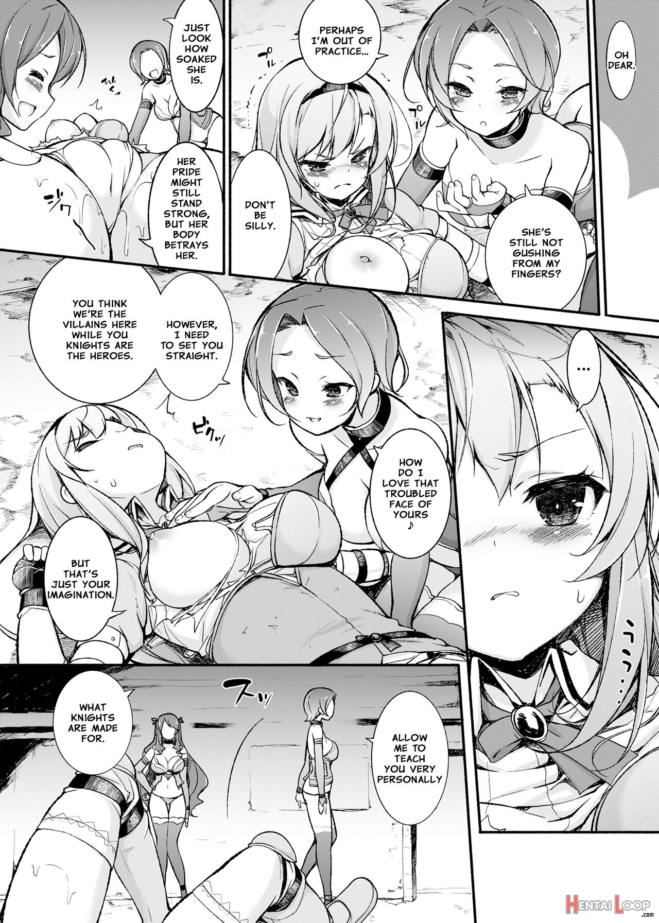 Maiden Knight Lilouna ~the Degenerate Knight-mage Academy Feud~ page 19