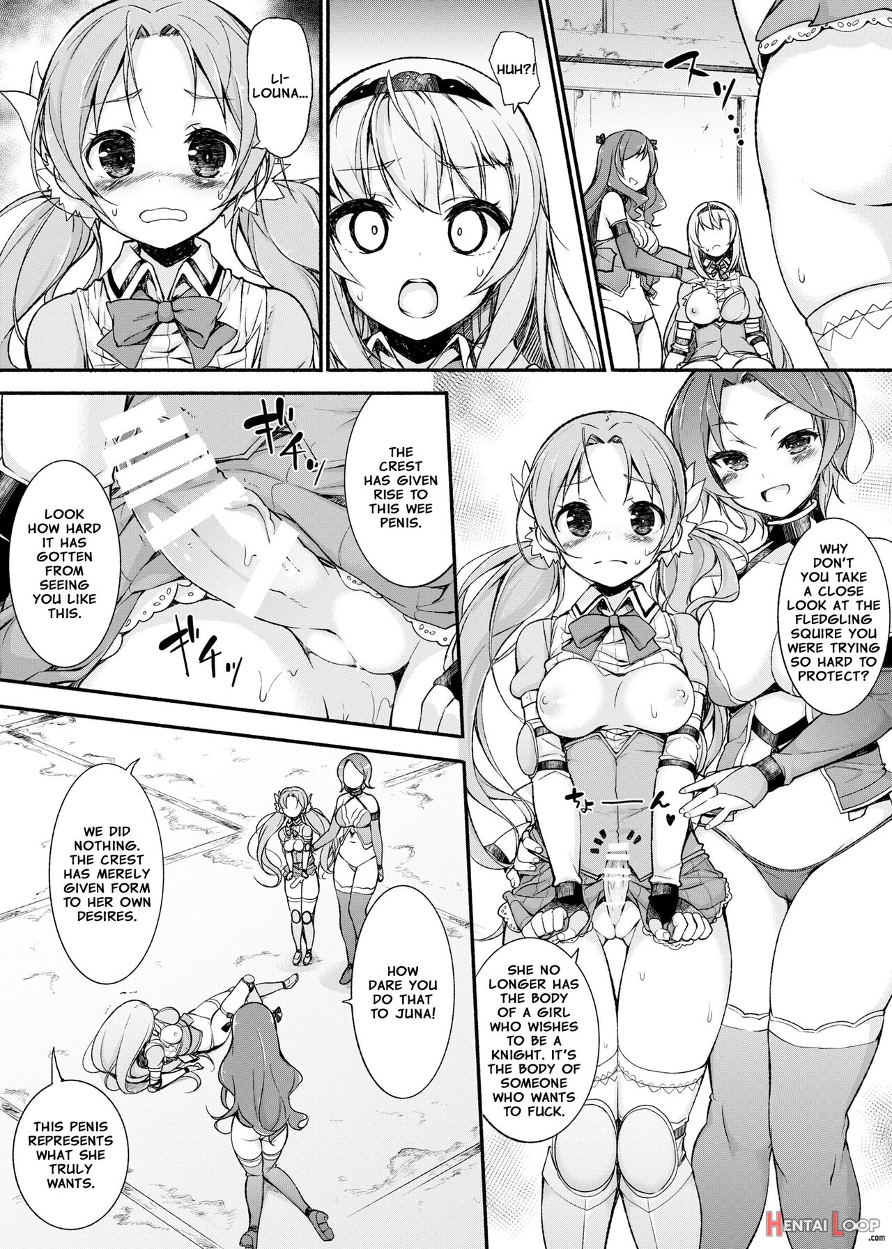 Maiden Knight Lilouna ~the Degenerate Knight-mage Academy Feud~ page 20