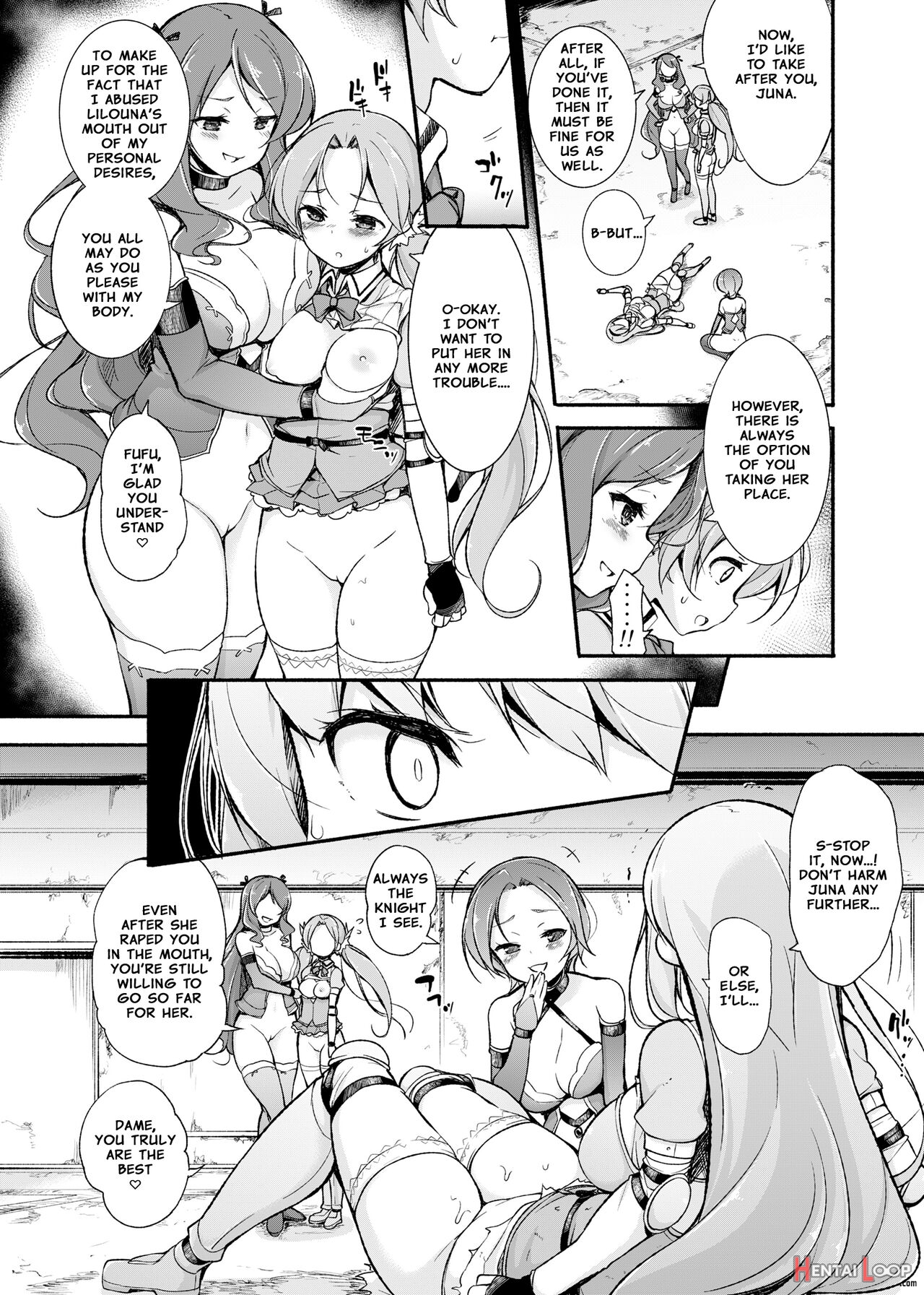 Maiden Knight Lilouna ~the Degenerate Knight-mage Academy Feud~ page 25