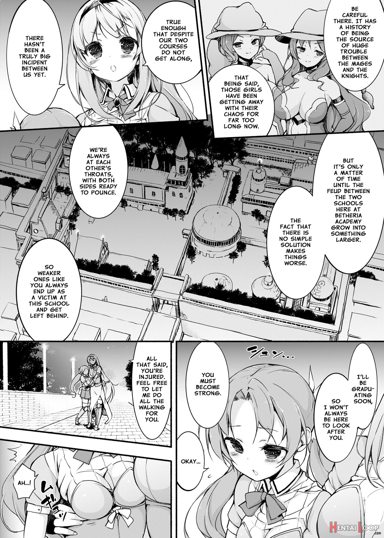Maiden Knight Lilouna ~the Degenerate Knight-mage Academy Feud~ page 6