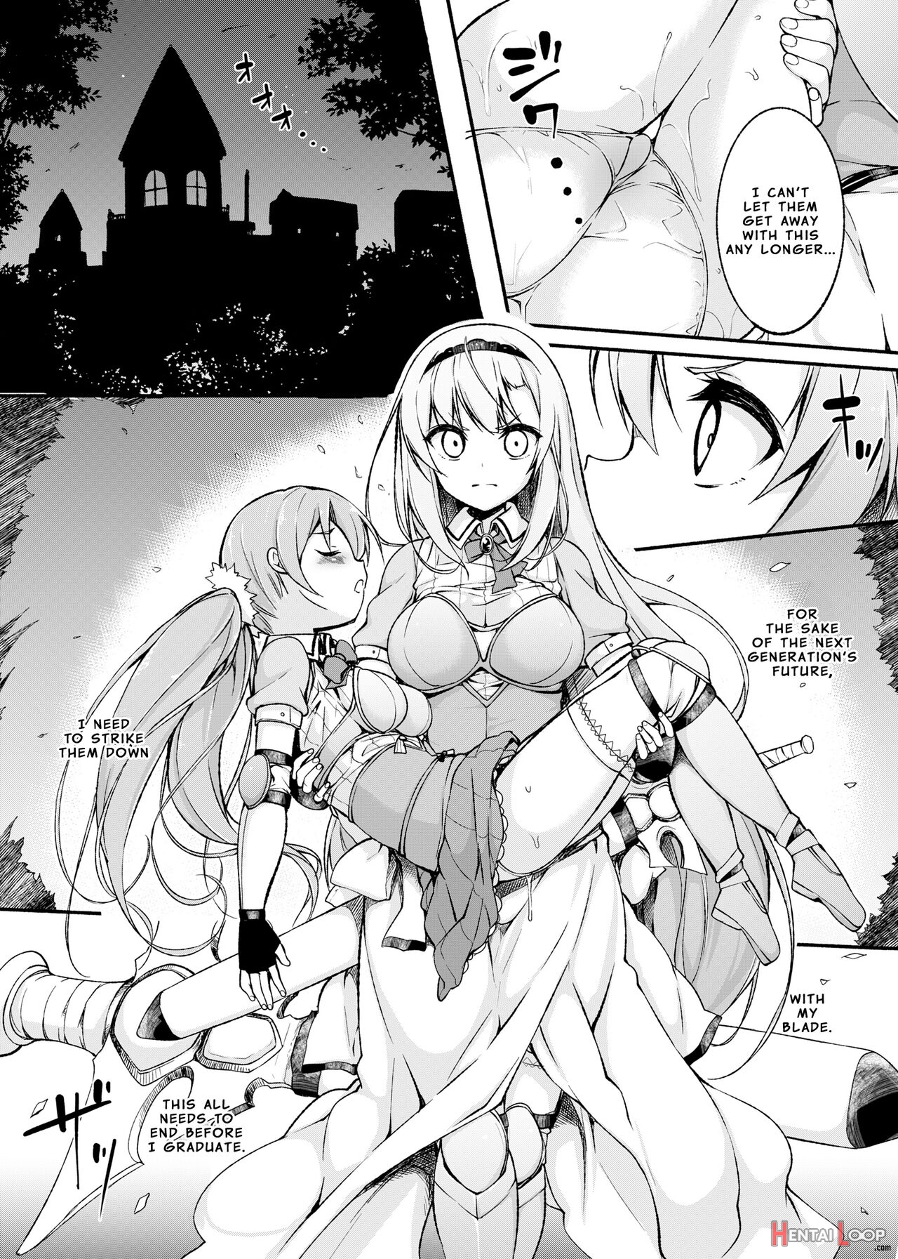 Maiden Knight Lilouna ~the Degenerate Knight-mage Academy Feud~ page 8