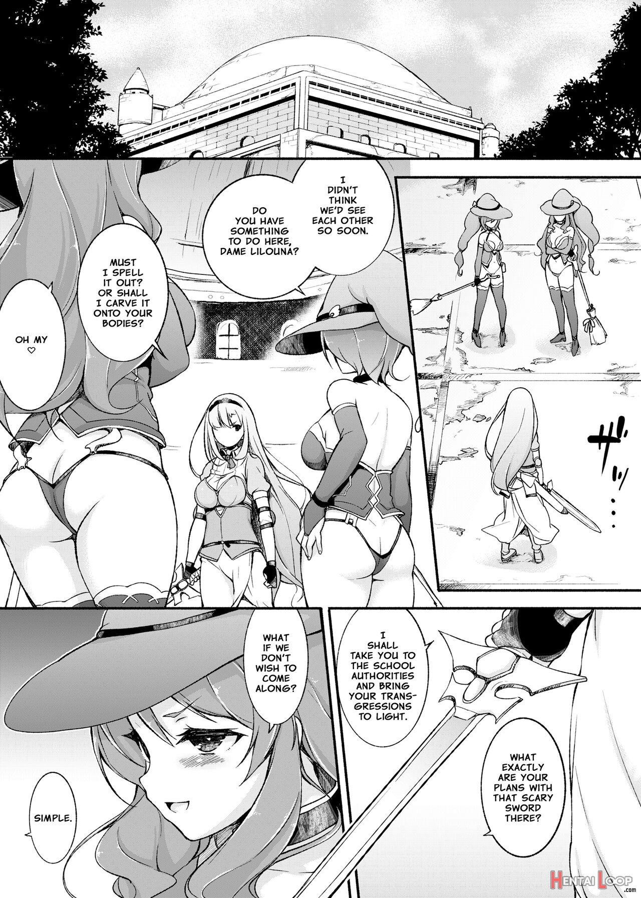Maiden Knight Lilouna ~the Degenerate Knight-mage Academy Feud~ page 9