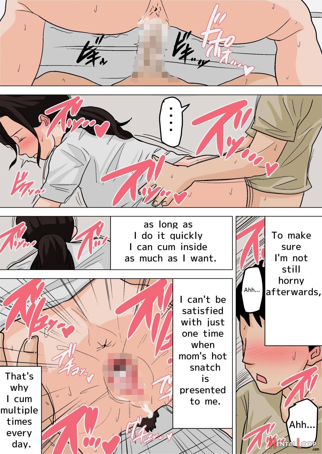 Mainichi Okaa-san de Seiyoku Shori! ~Haha no Jimuteki Sex wa Nakadashi page 12