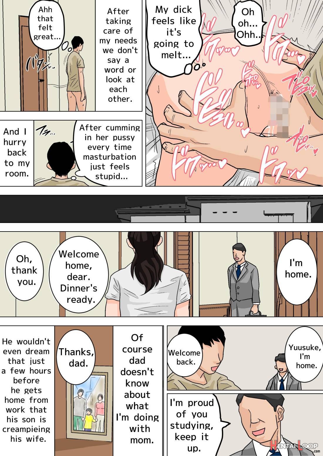 Mainichi Okaa-san de Seiyoku Shori! ~Haha no Jimuteki Sex wa Nakadashi page 18