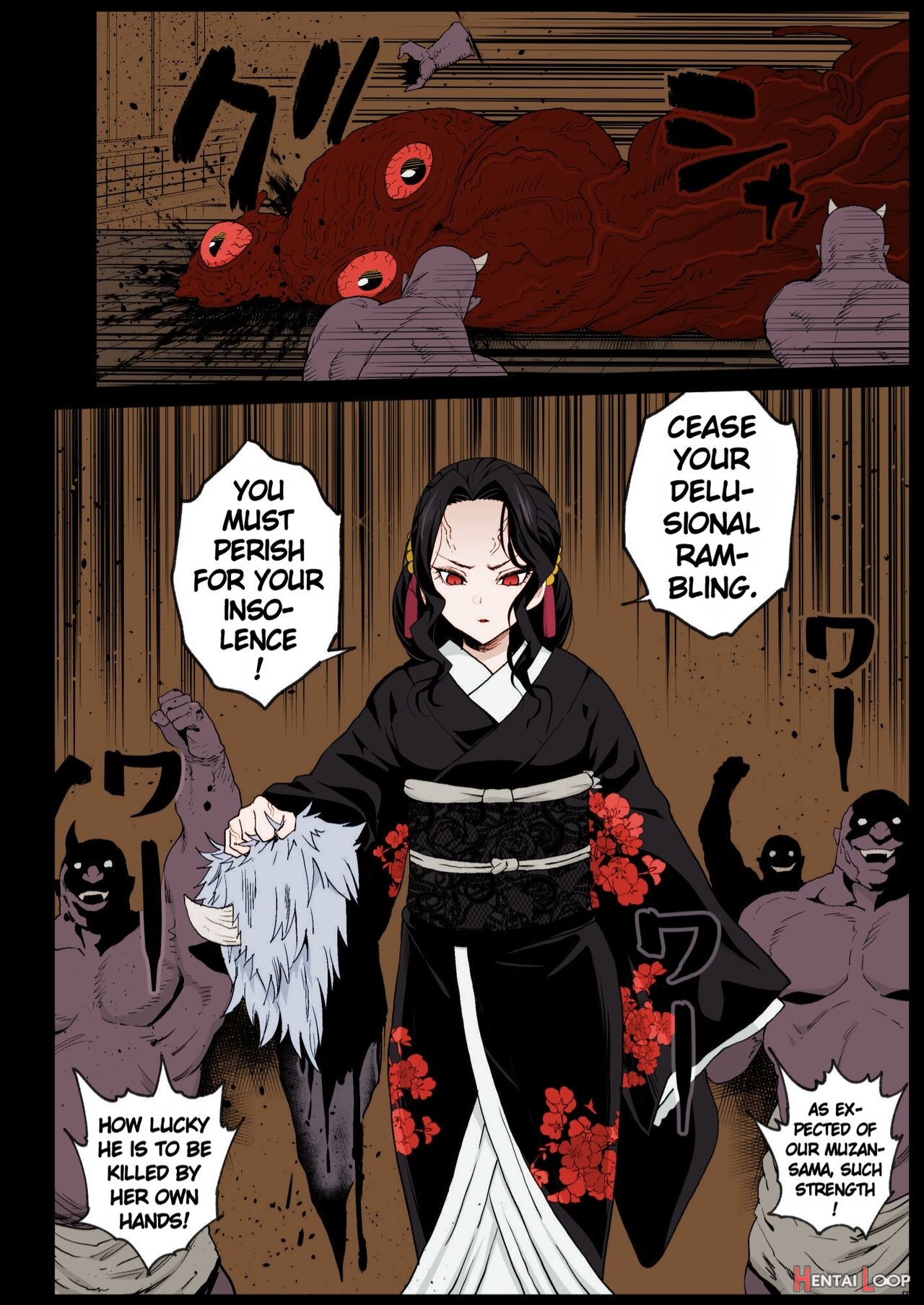Making A Mess Of Lady Muzan-sama - Rape Of Demon Slayer 4 page 5