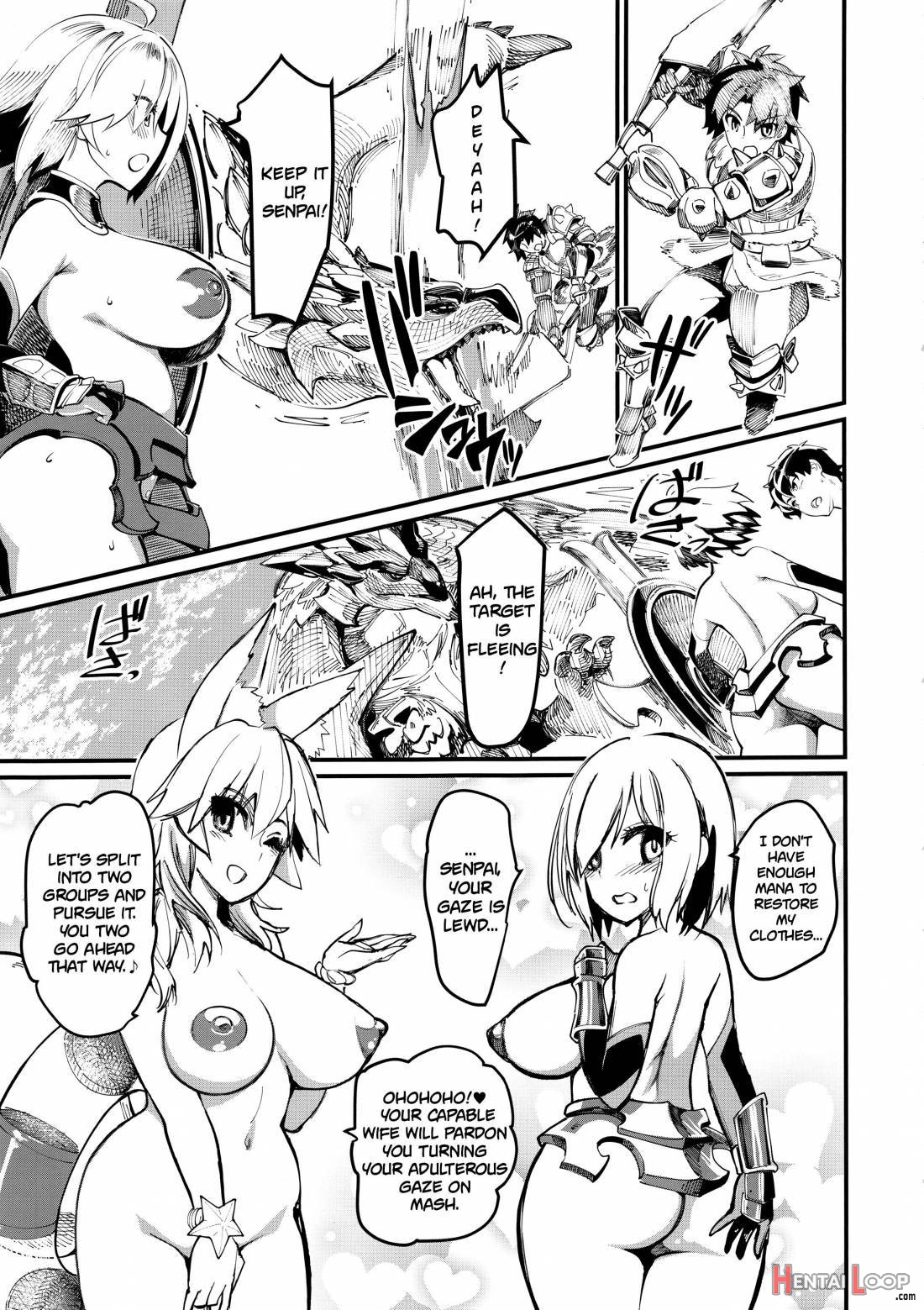 Mash to Tamamo to Master to Kari page 8