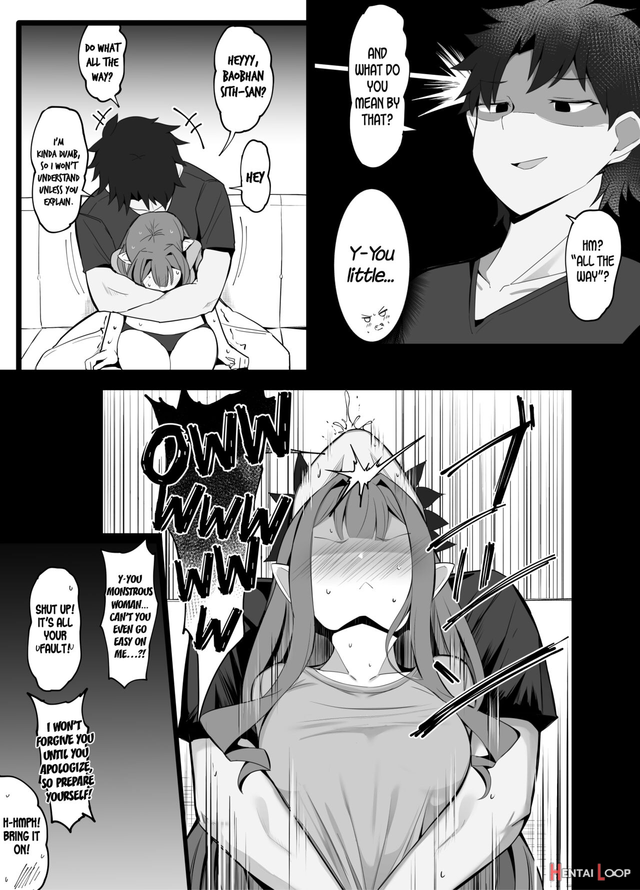 Master And Baobhan Sith-san He's Suuuuuper Close With page 4