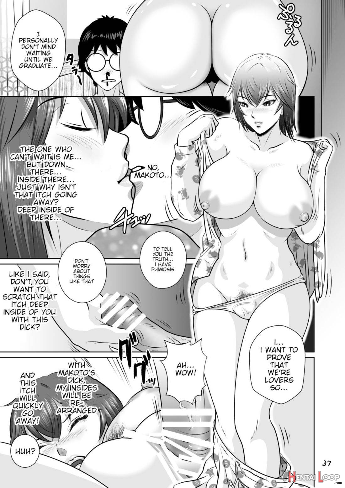 Netorare Osananajimi Haruka-chan Kiki Ippatsu!! page 38