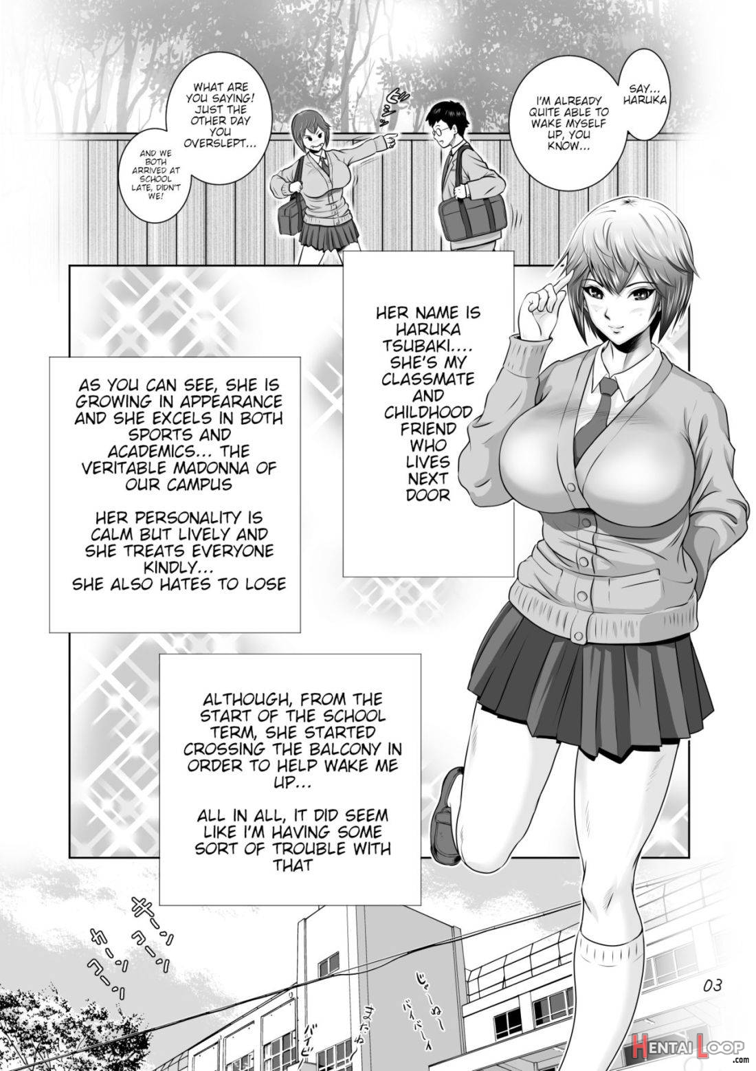 Netorare Osananajimi Haruka-chan Kiki Ippatsu!! page 4