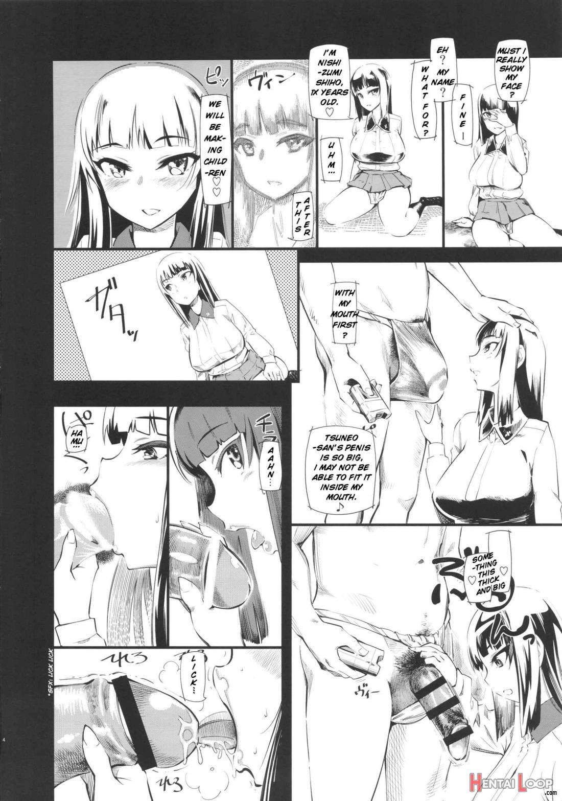 Nishizumi-san-chi wa Nakayoshi 4P page 5