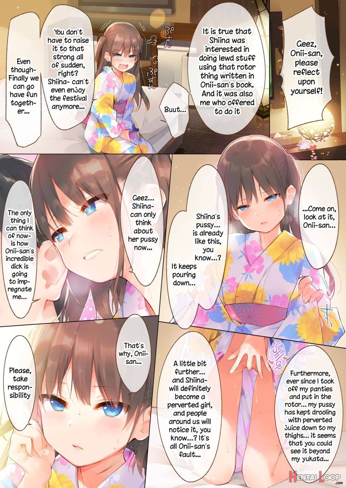 Shiina to Amazuppai Natsumatsuri page 8