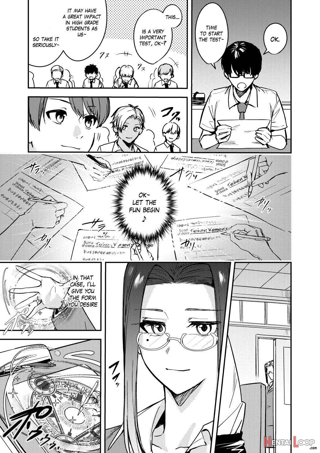 Shuudan Jotaika Gyaru, Ochiru page 4