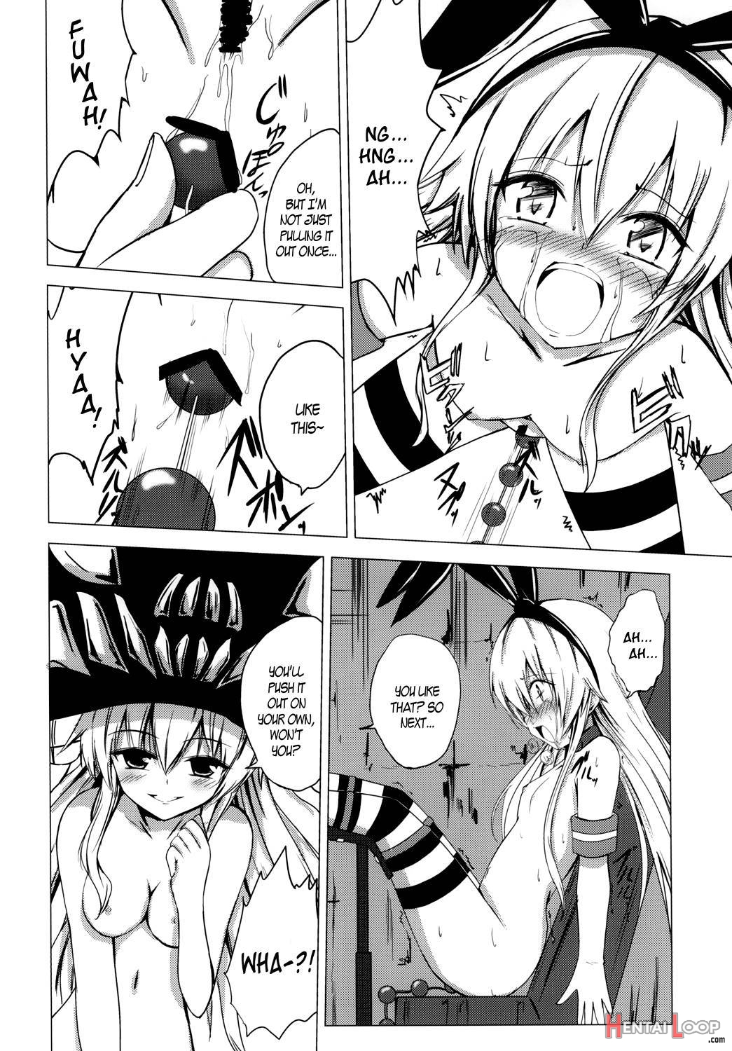 Standard Carrier Wo-Class Shimakaze’s Yuri Slave Training ~Anal Development~ page 11