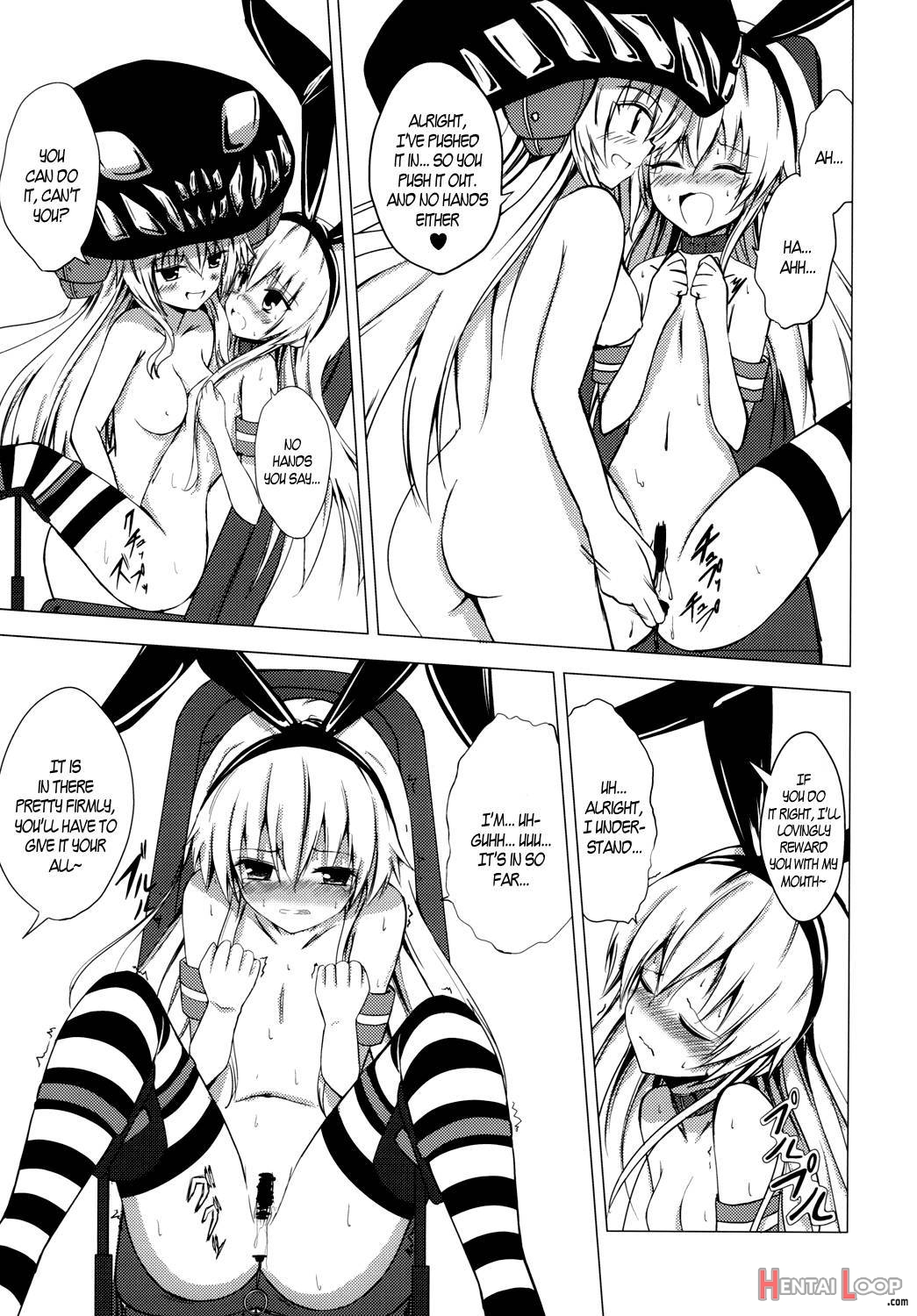 Standard Carrier Wo-Class Shimakaze’s Yuri Slave Training ~Anal Development~ page 12