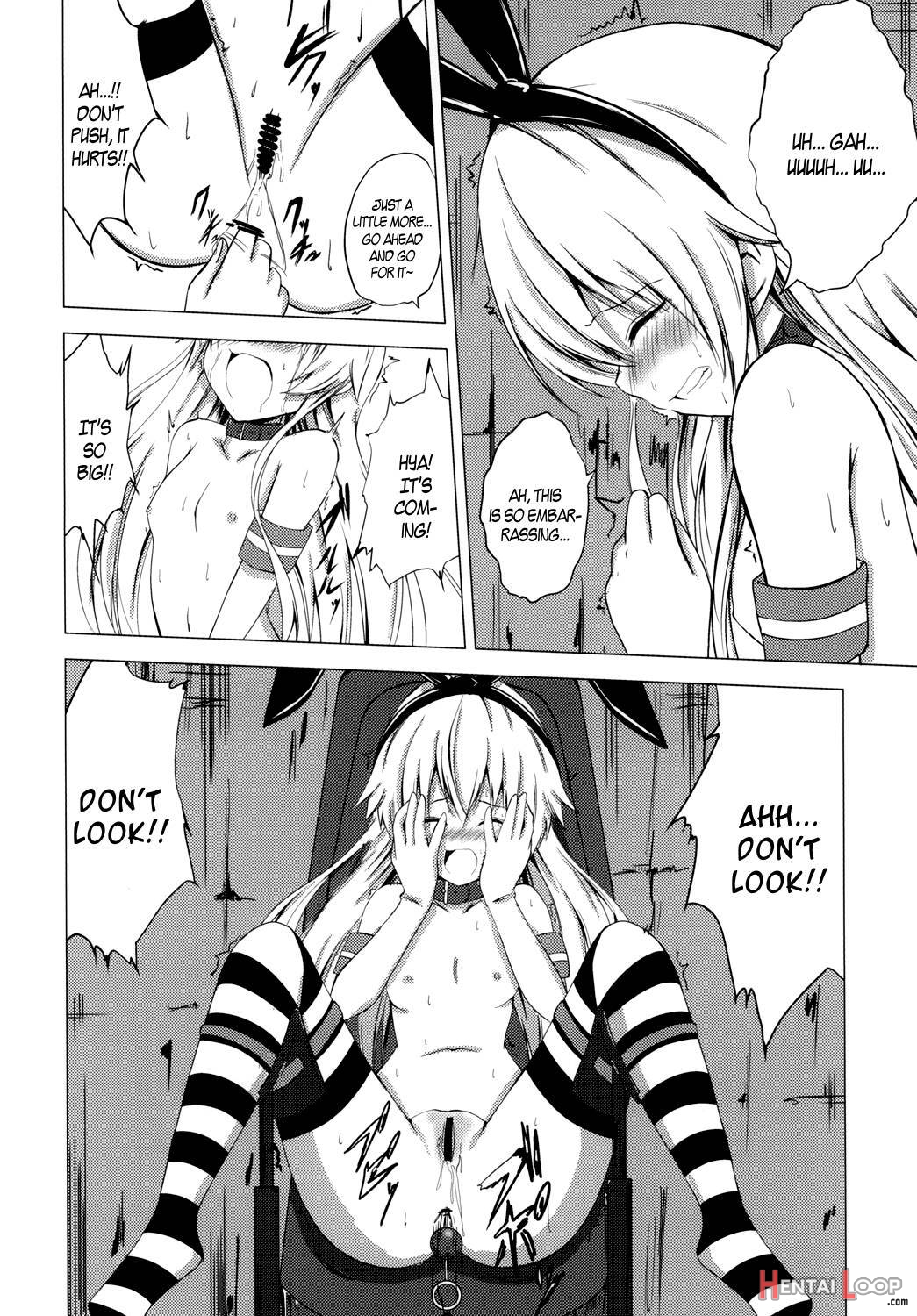 Standard Carrier Wo-Class Shimakaze’s Yuri Slave Training ~Anal Development~ page 13