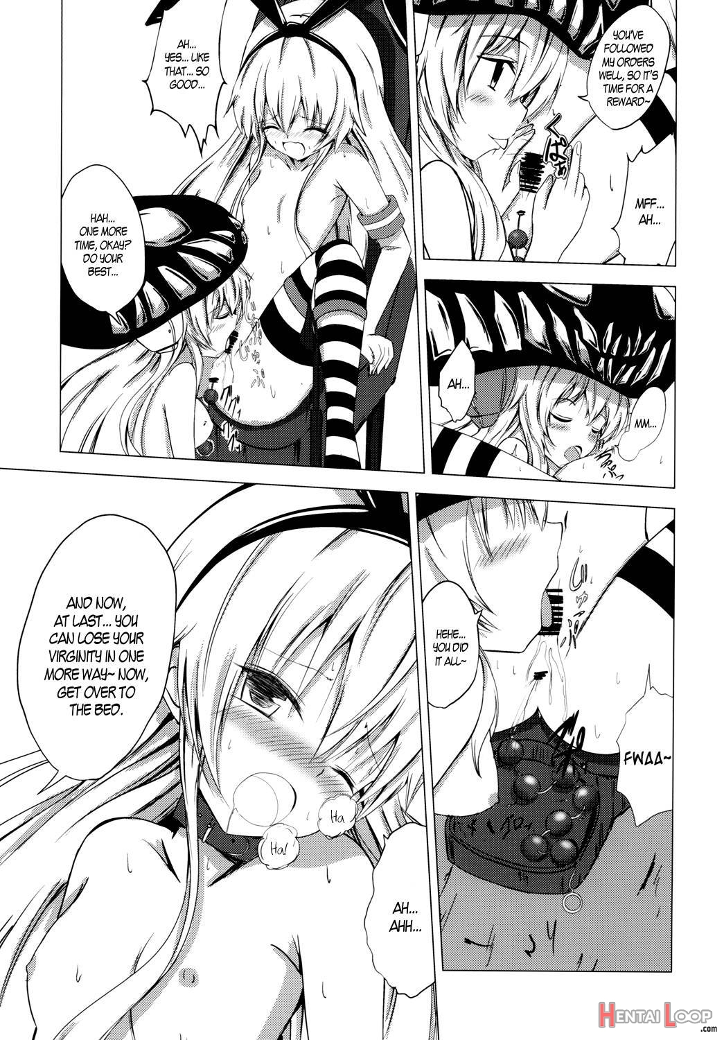 Standard Carrier Wo-Class Shimakaze’s Yuri Slave Training ~Anal Development~ page 14