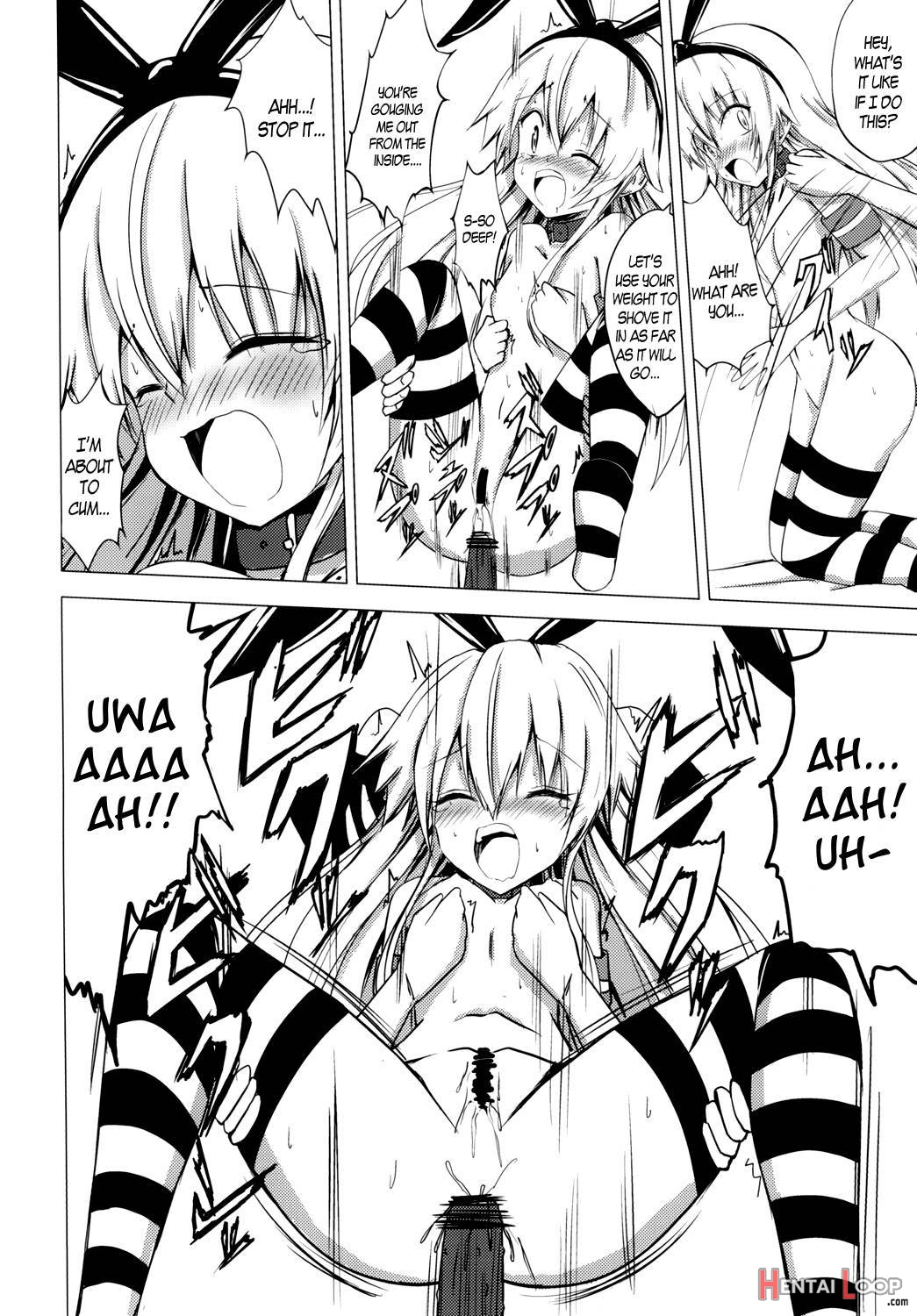 Standard Carrier Wo-Class Shimakaze’s Yuri Slave Training ~Anal Development~ page 19